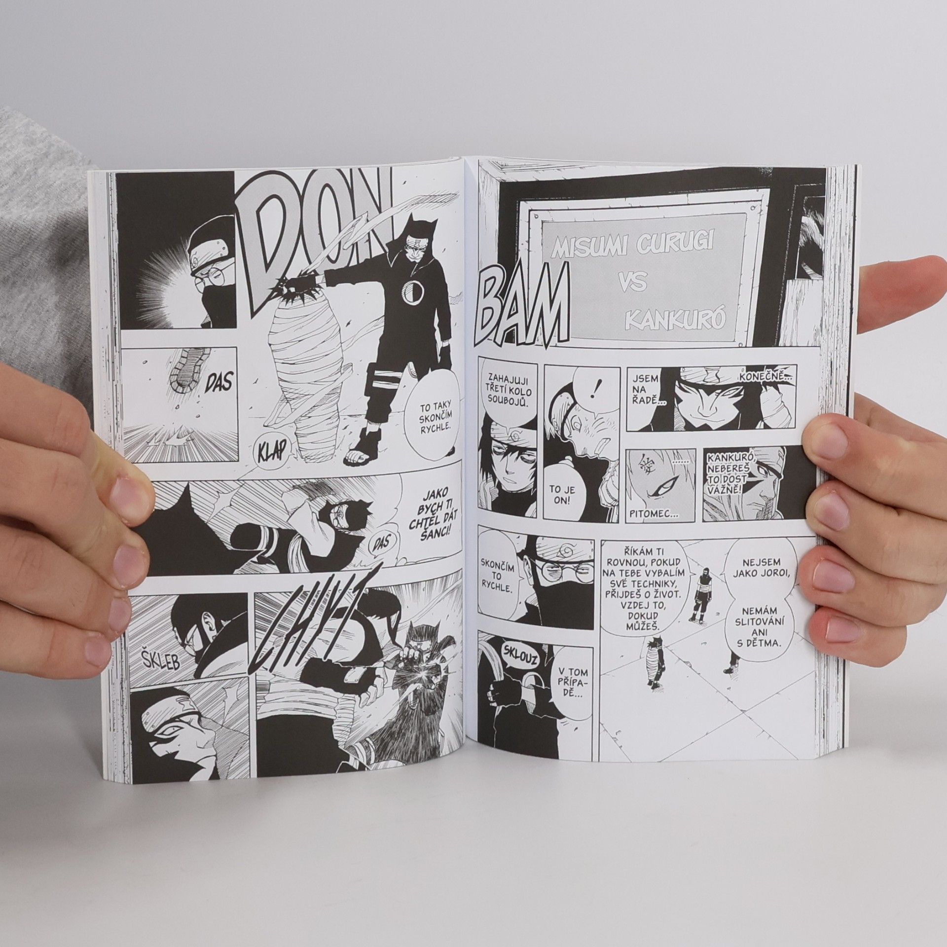 Masashi Kishimoto Naruto. 8. díl, Boj na život a na smrt