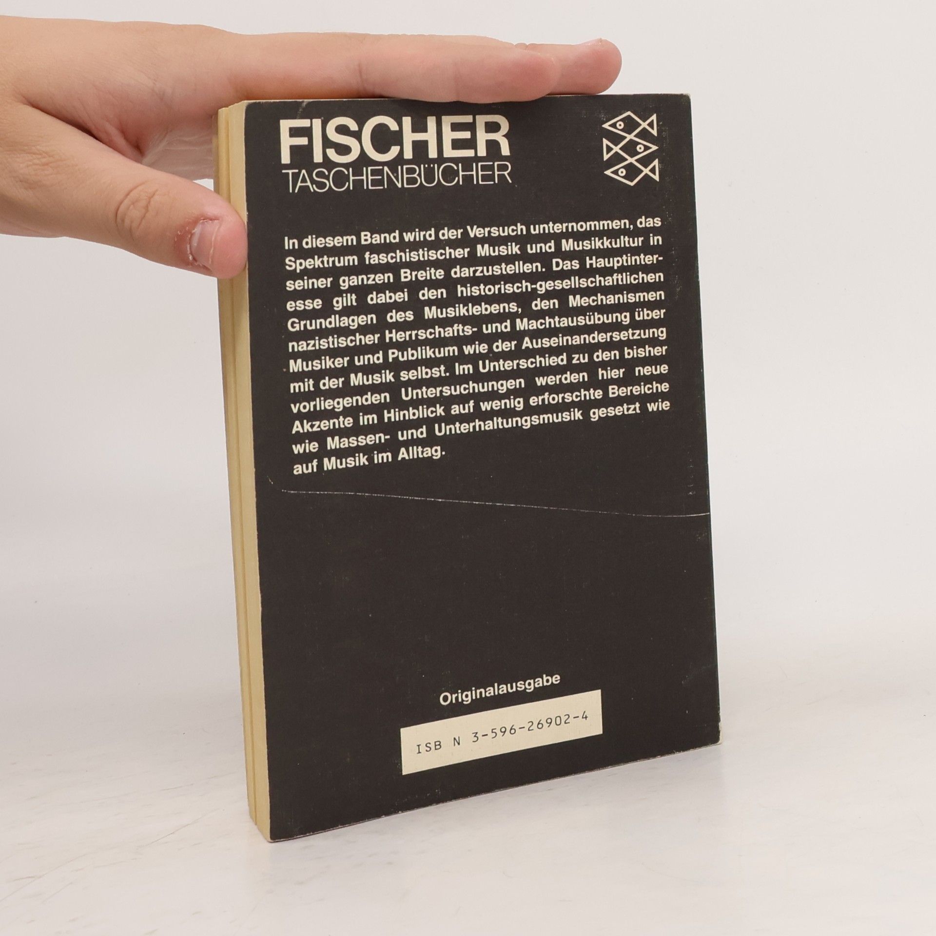 Hanns-Werner Heister Musik und Musikpolitik im faschistischen Deutschland