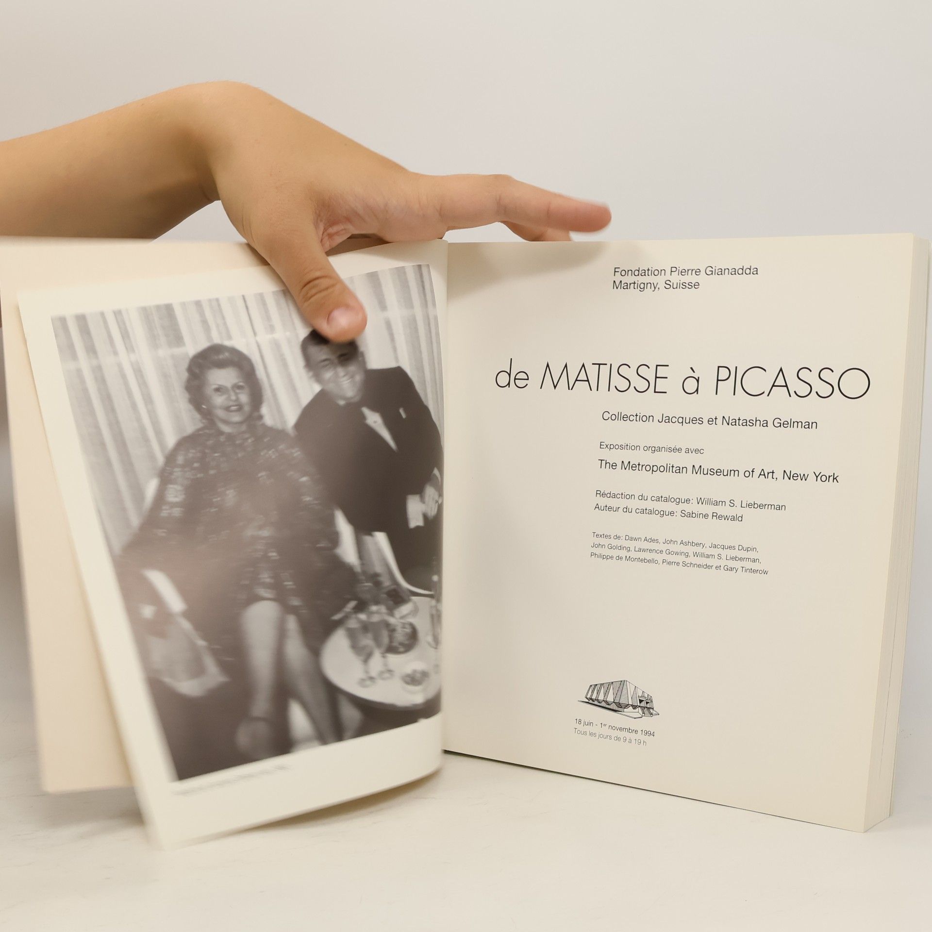 William Slattery Lieberman Collection Jacques et Natasha Gelman: De Matisse à Picasso: 1994 Franc / Anglais