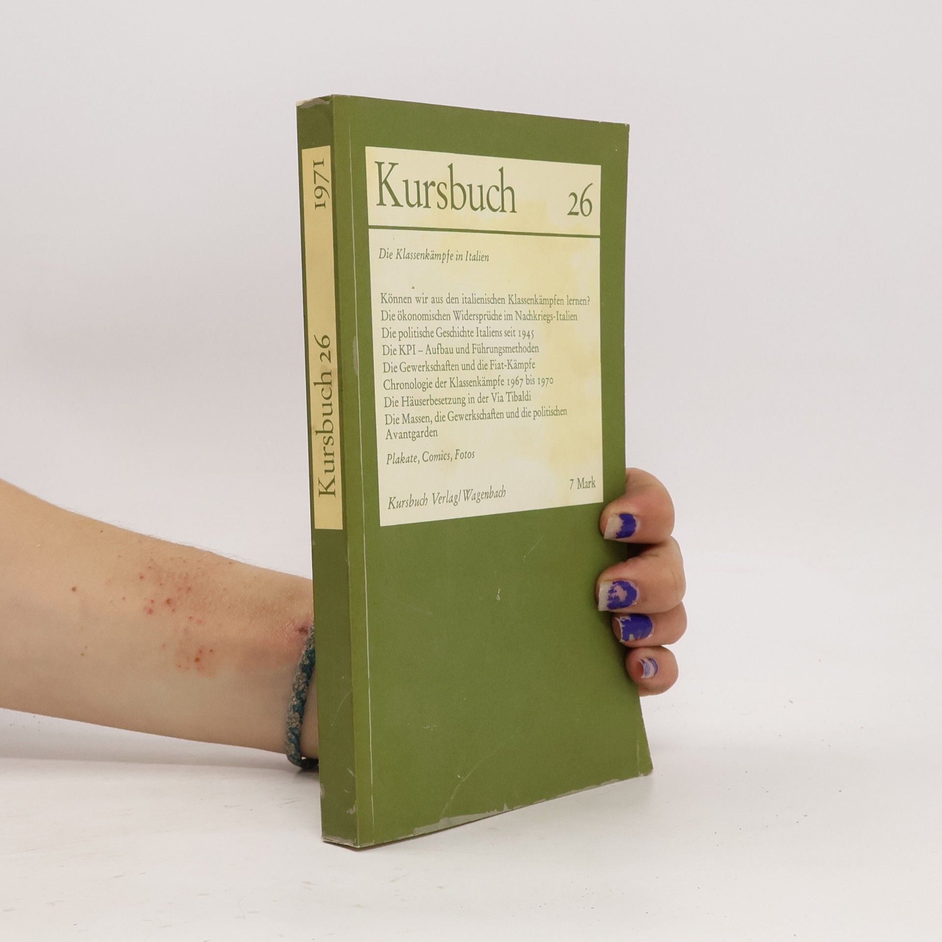 Various authors Kursbuch 26 - Die Klassenkämpfe in Italien
