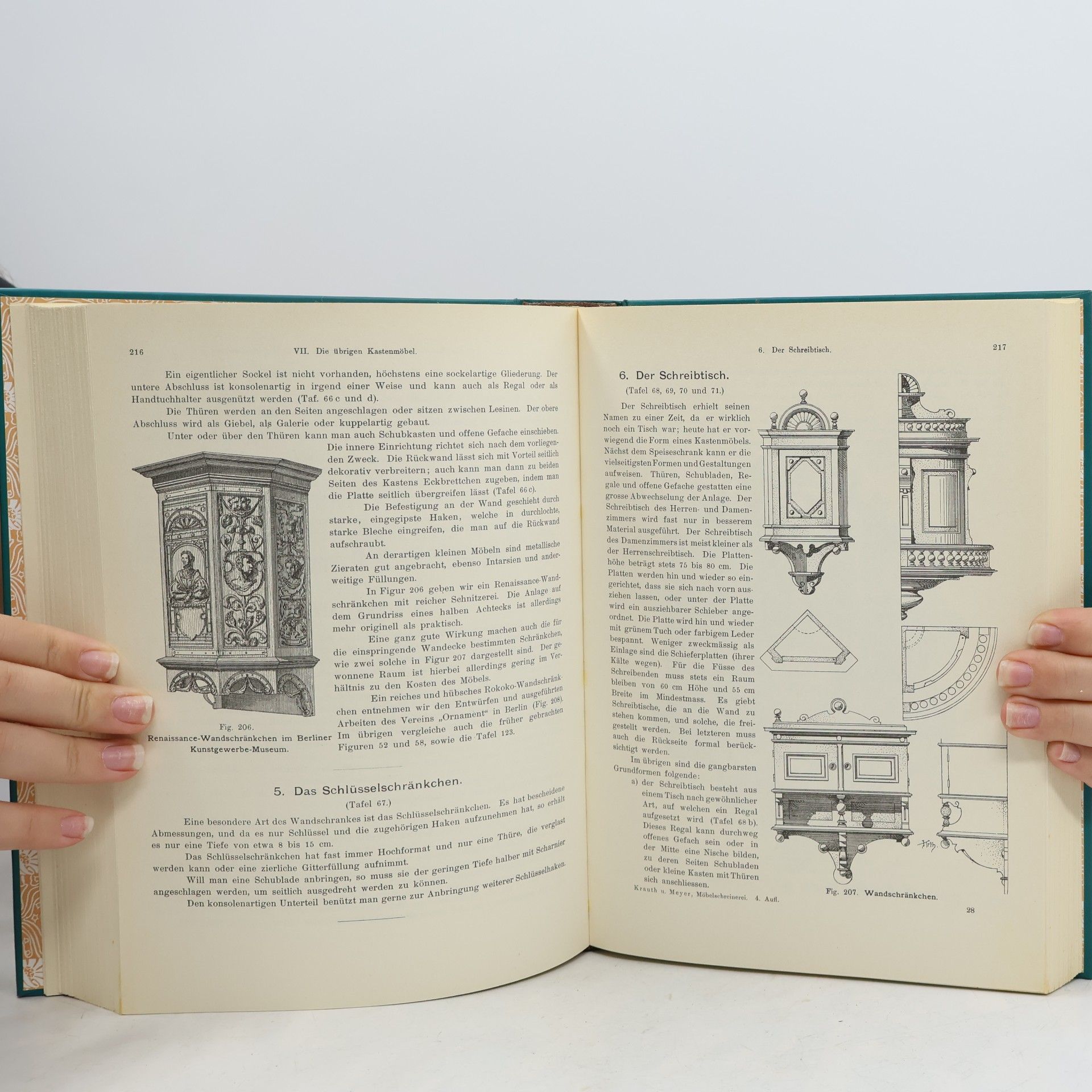 Theodor Krauth Das Schreinerbuch. Die Möbelschreinerei