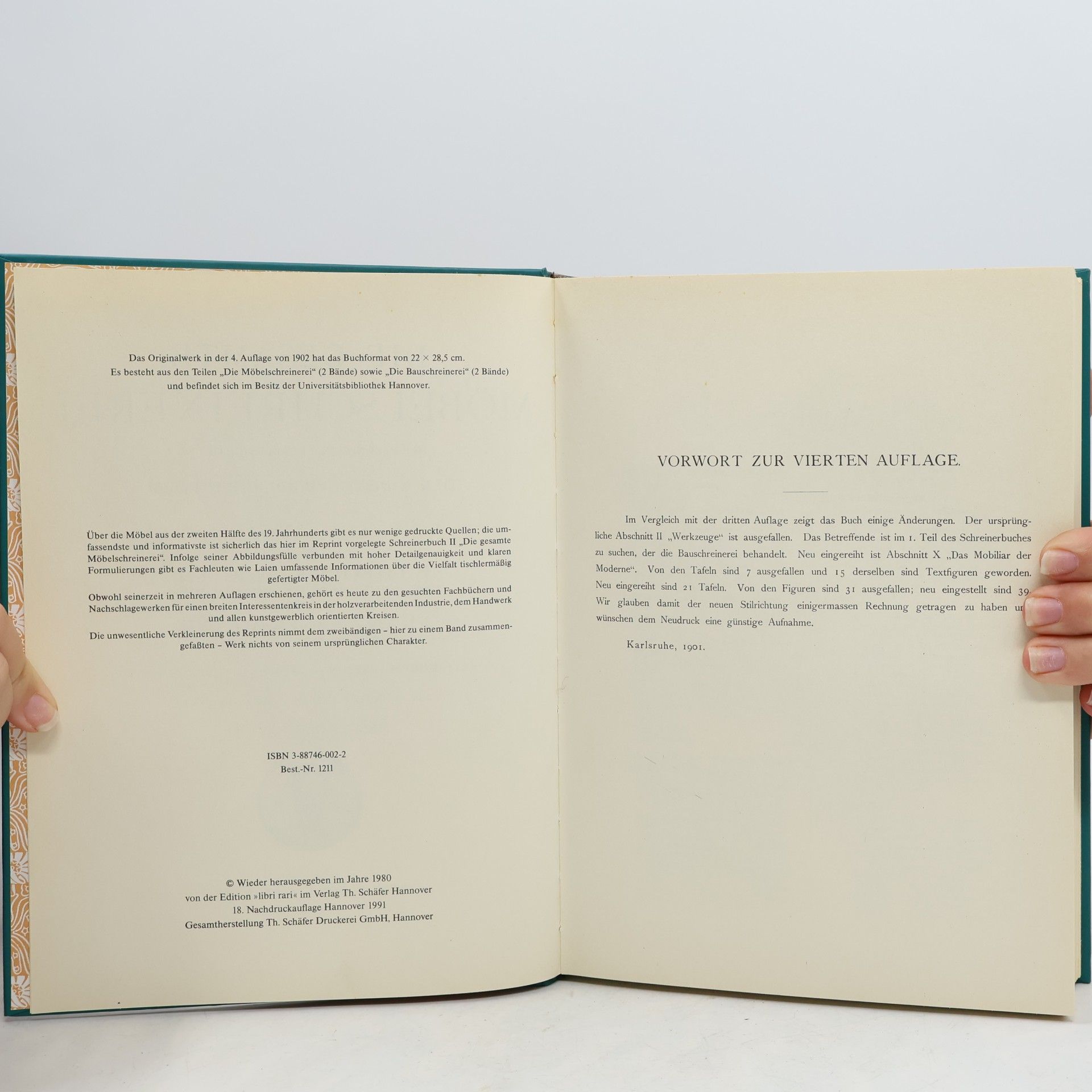 Theodor Krauth Das Schreinerbuch. Die Möbelschreinerei