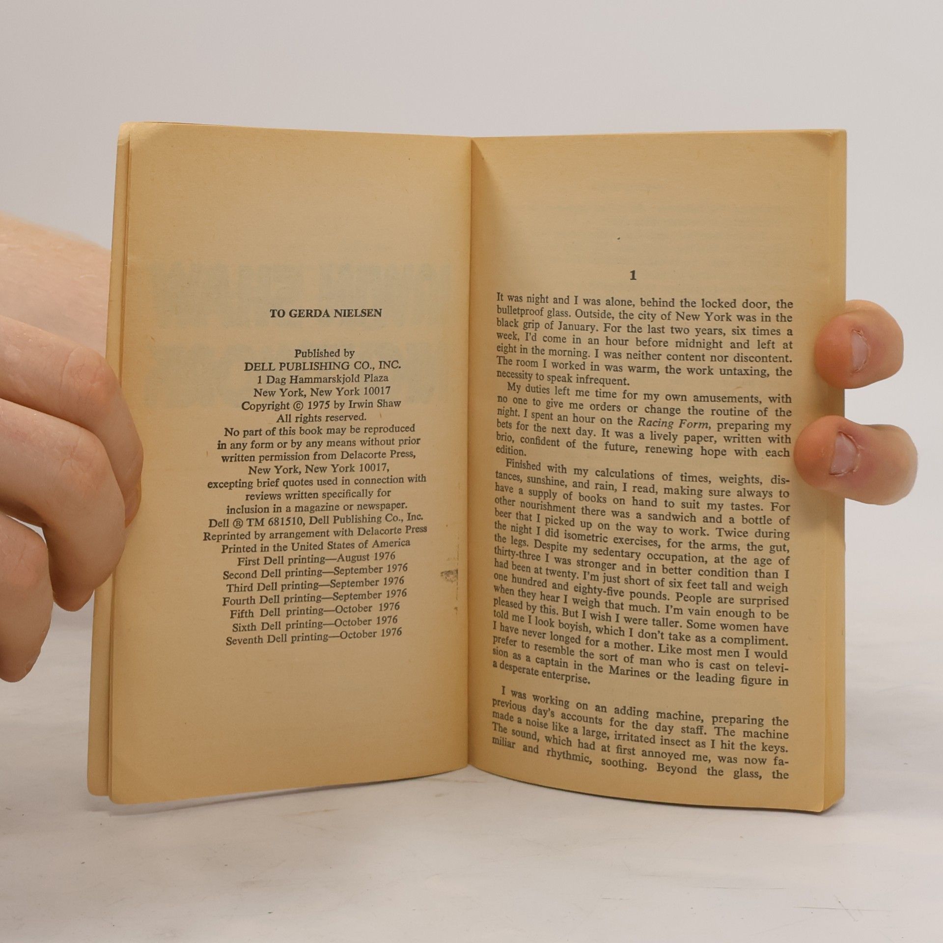 Irwin Shaw Nightwork