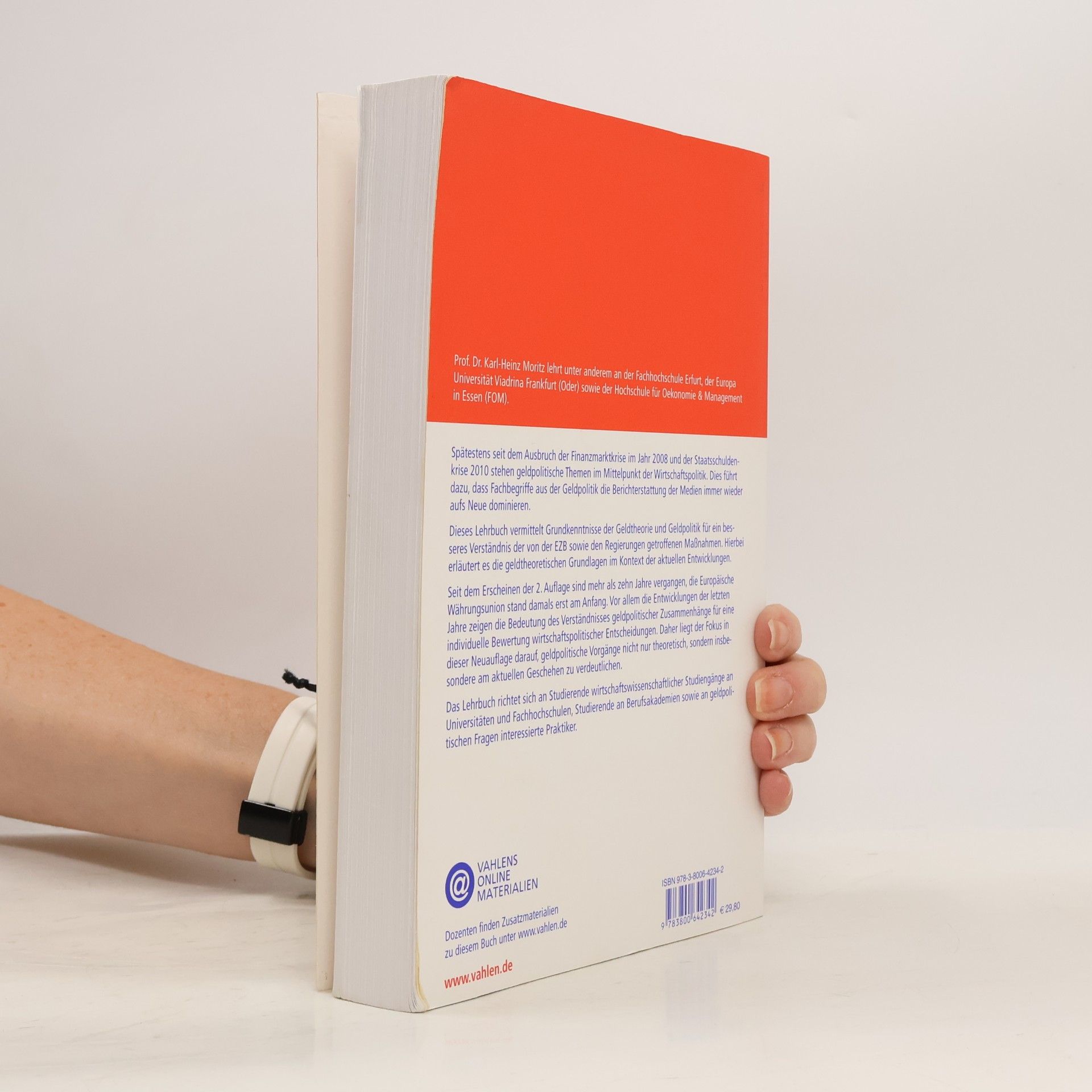 Karl-Heinz Moritz Vahlens Kurzlehrbücher: Geldtheorie und Geldpolitik - 3. Auflage