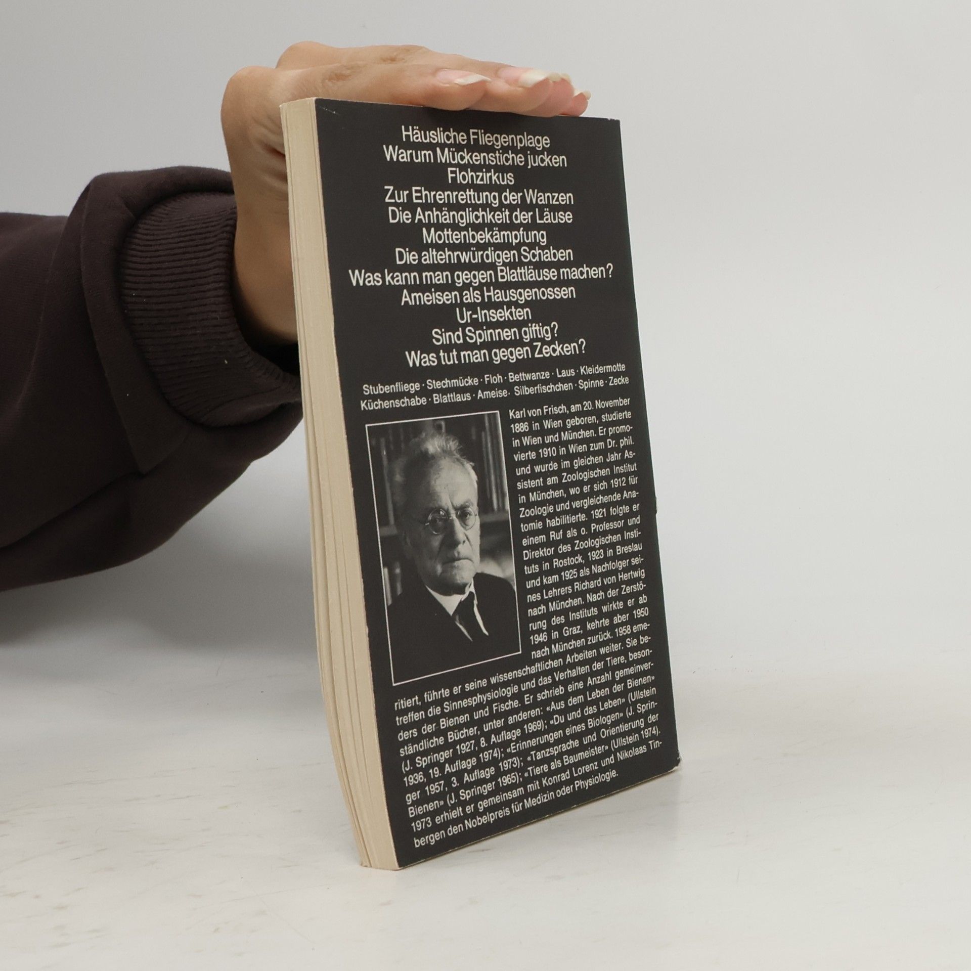 Karl von Frisch Rororo-Sachbuch: Zwölf kleine Hausgenossen