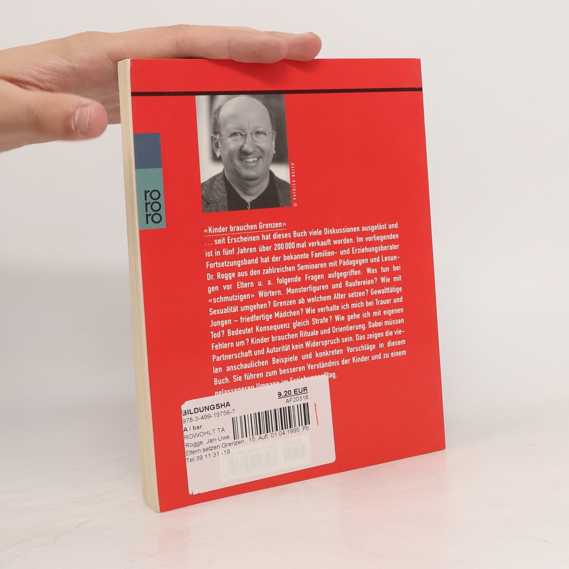 Jan Uwe Rogge Eltern setzen Grenzen