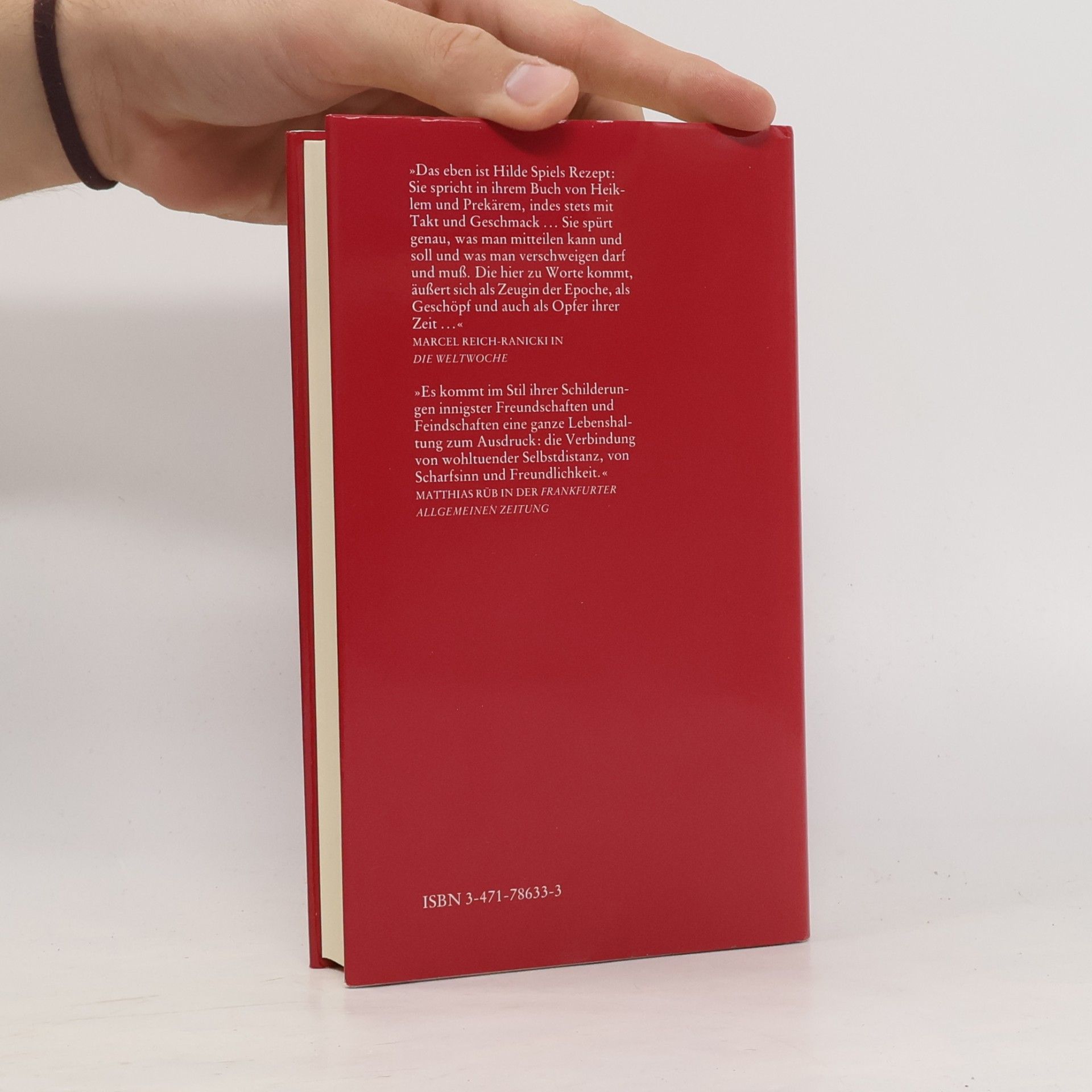 Hilde Spiel Welche Welt ist meine Welt? Erinnerungen 1946 - 1989
