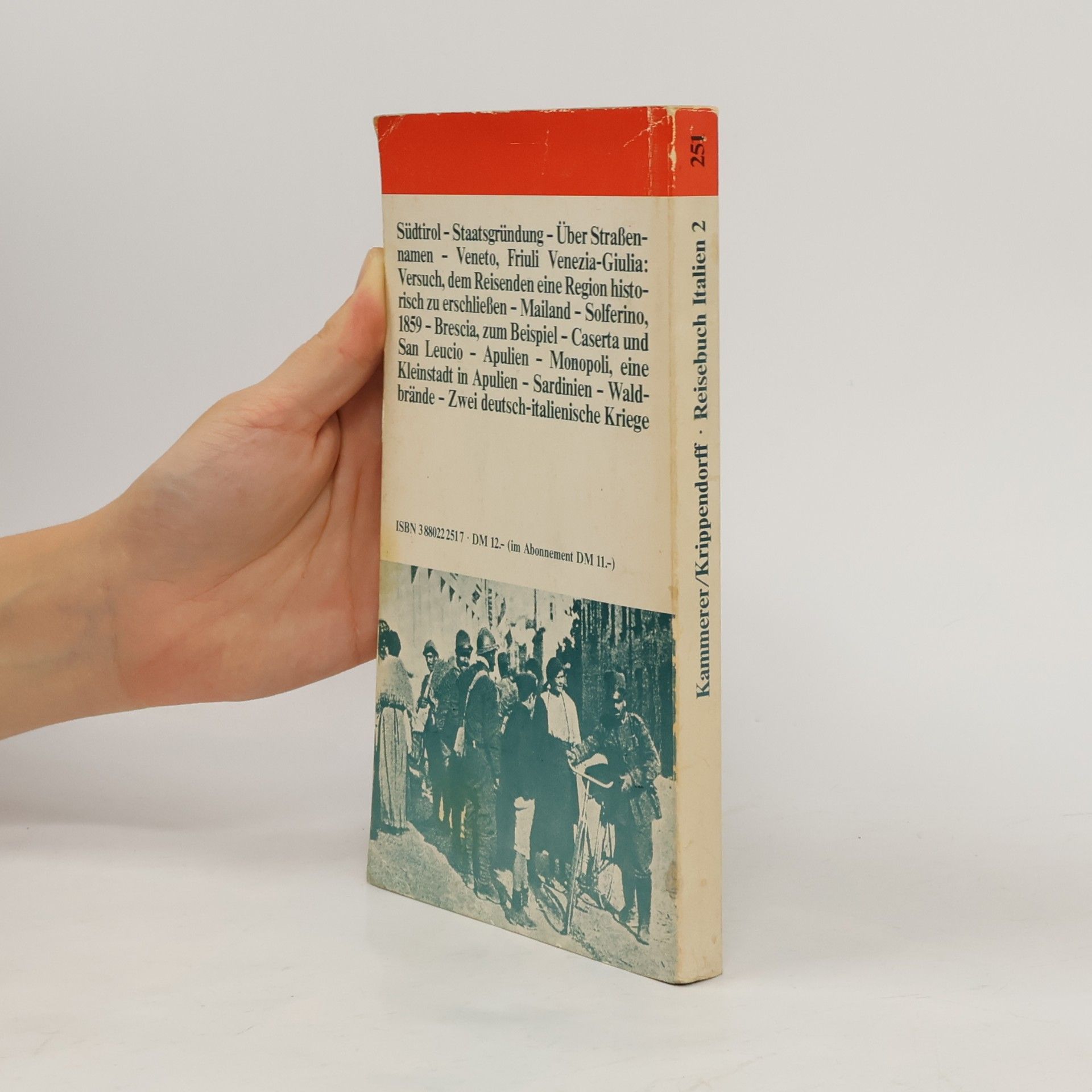 Peter Kammerer Reisebuch Italien II. Über das Lesen von Landschaften und Städten