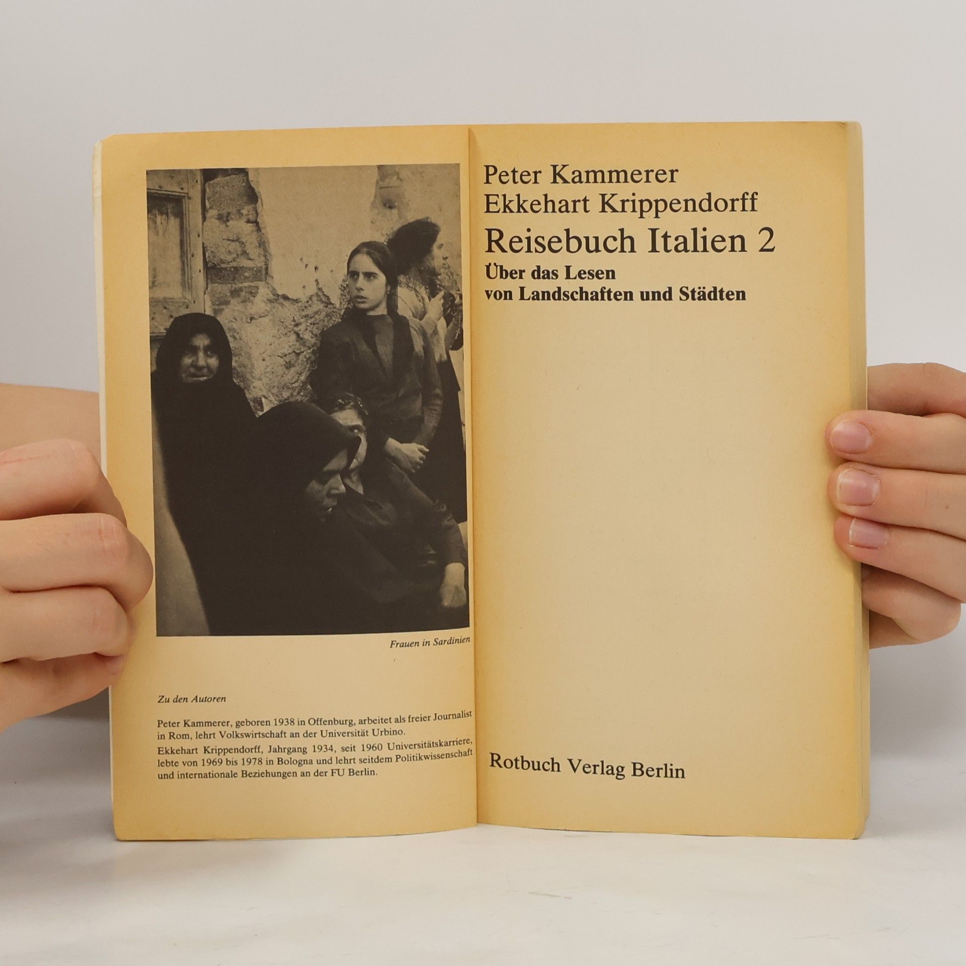 Peter Kammerer Reisebuch Italien II. Über das Lesen von Landschaften und Städten