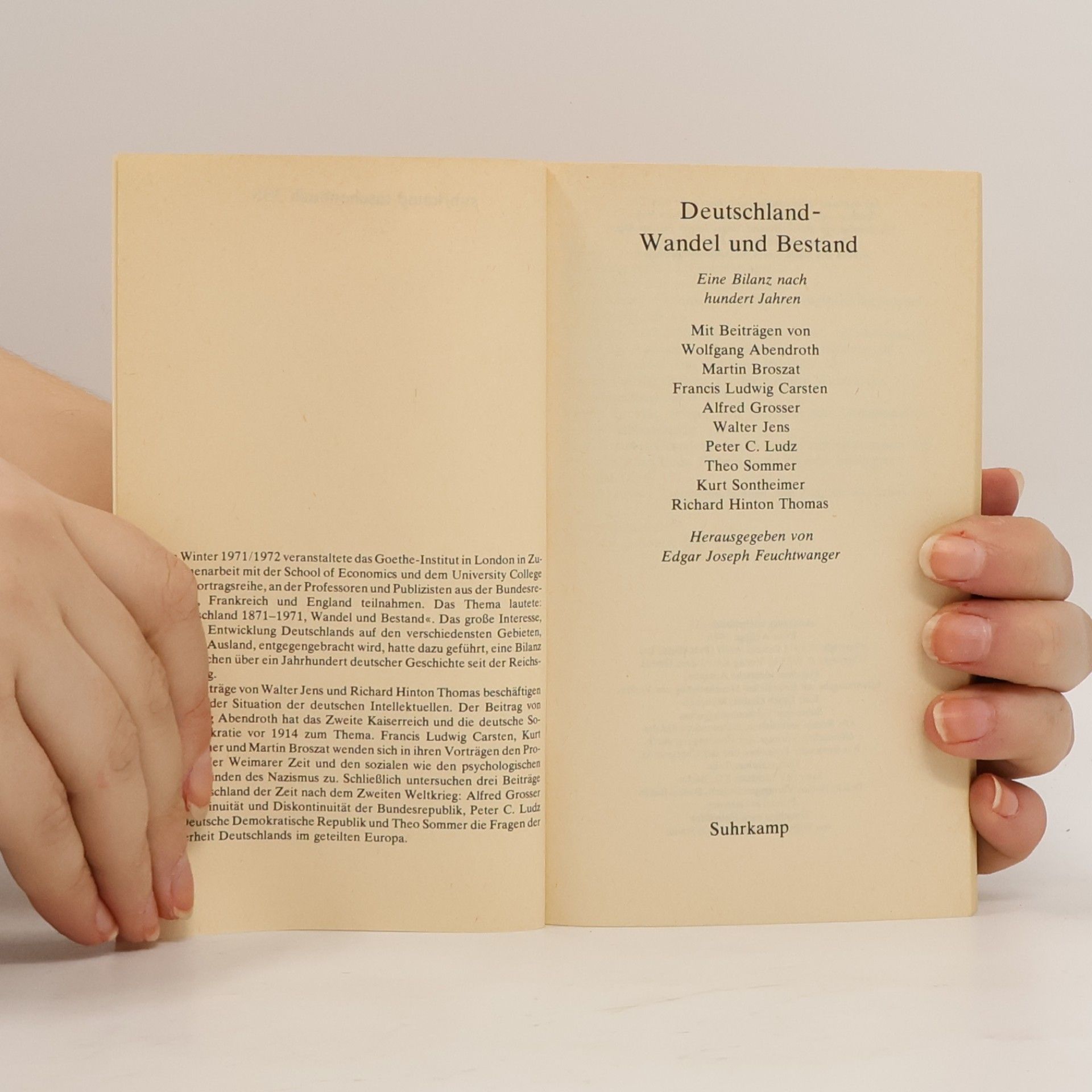 Autorenkollektiv Deutschland-Wandel und Bestand