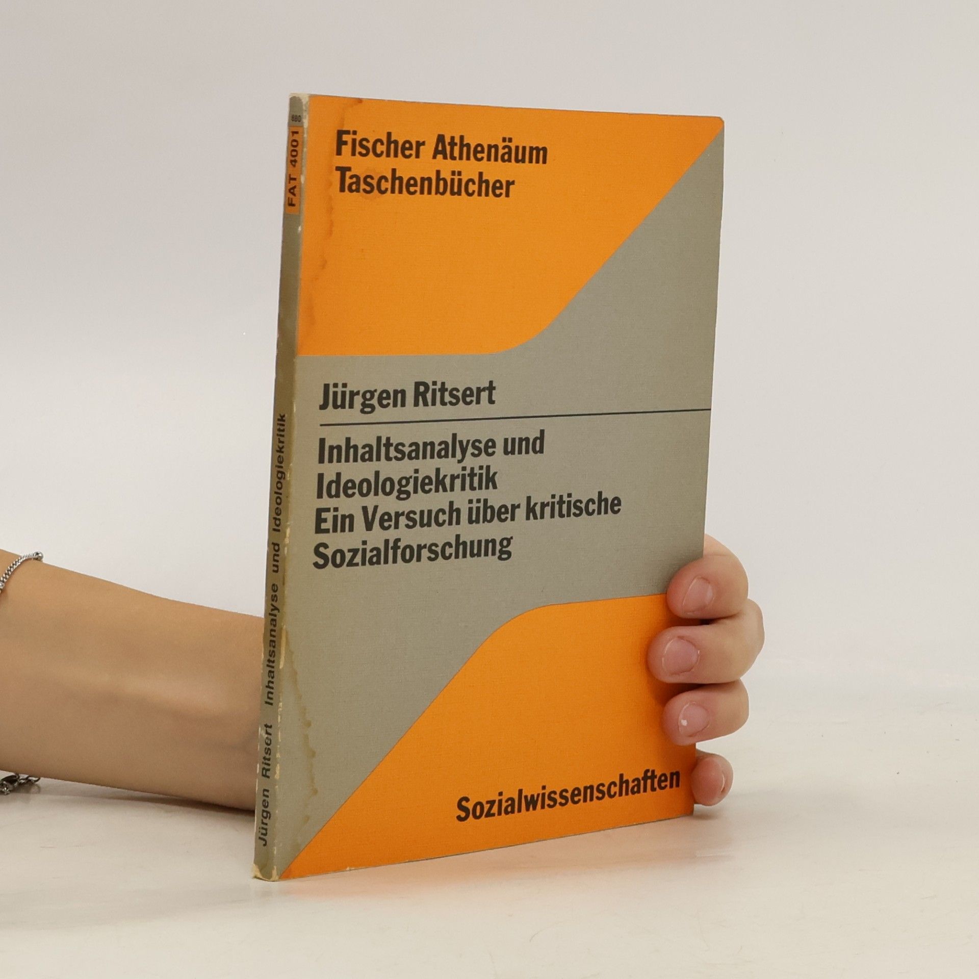 Jürgen Ritsert Inhaltsanalyse und Ideologiekritik