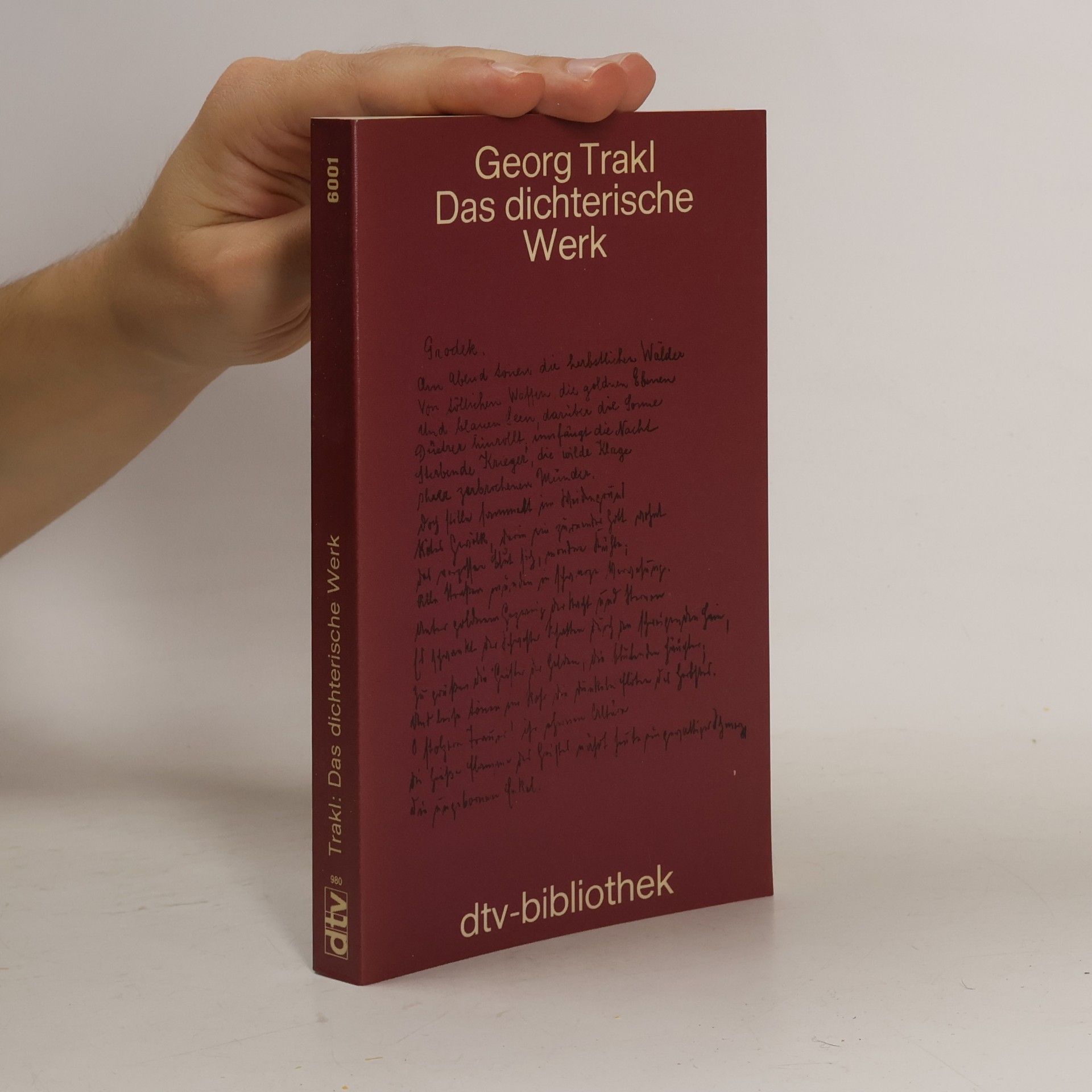 Georg Trakl Das dichterische Werk