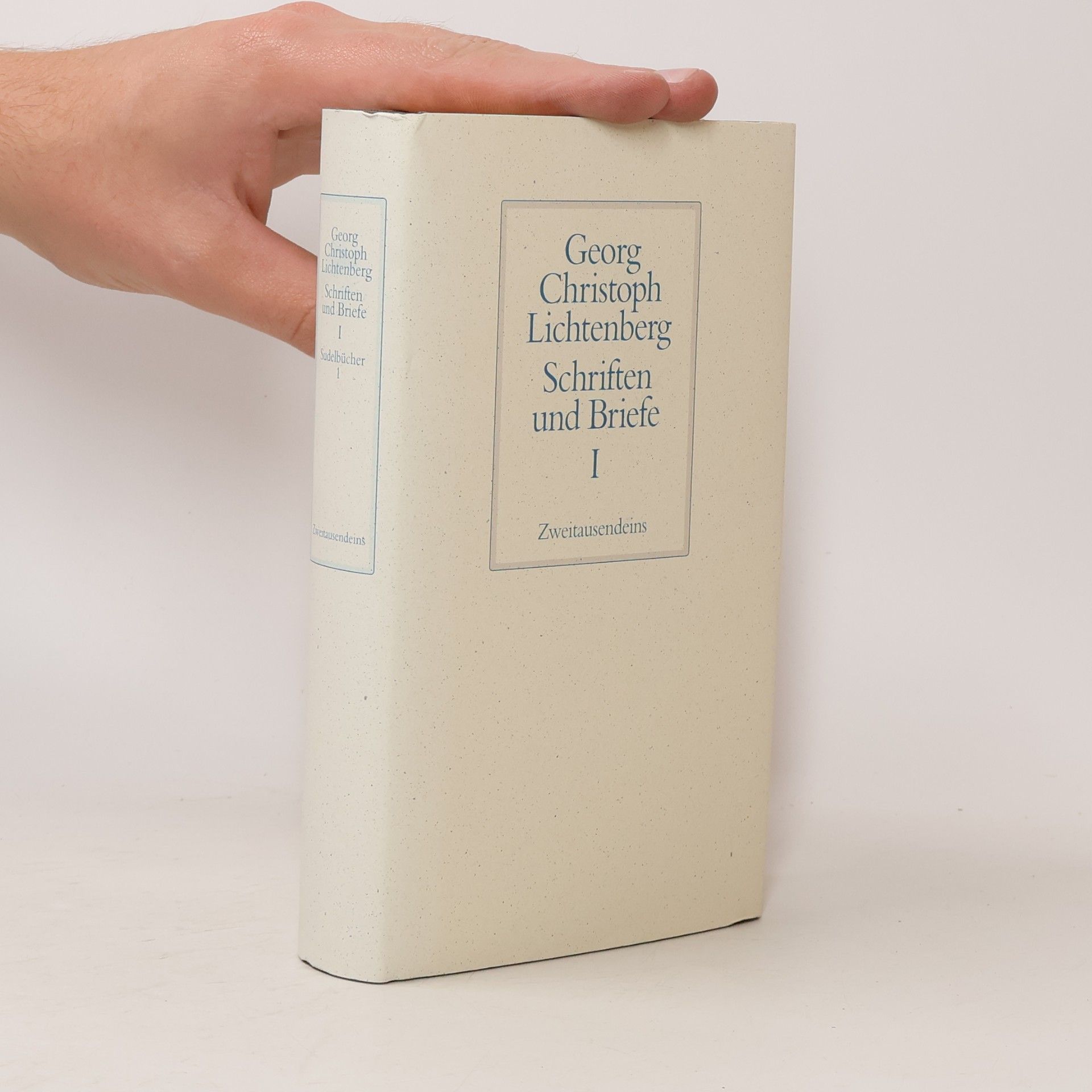 Georg Christoph Lichtenberg Schriften und Briefe I. Sudelbücher 1