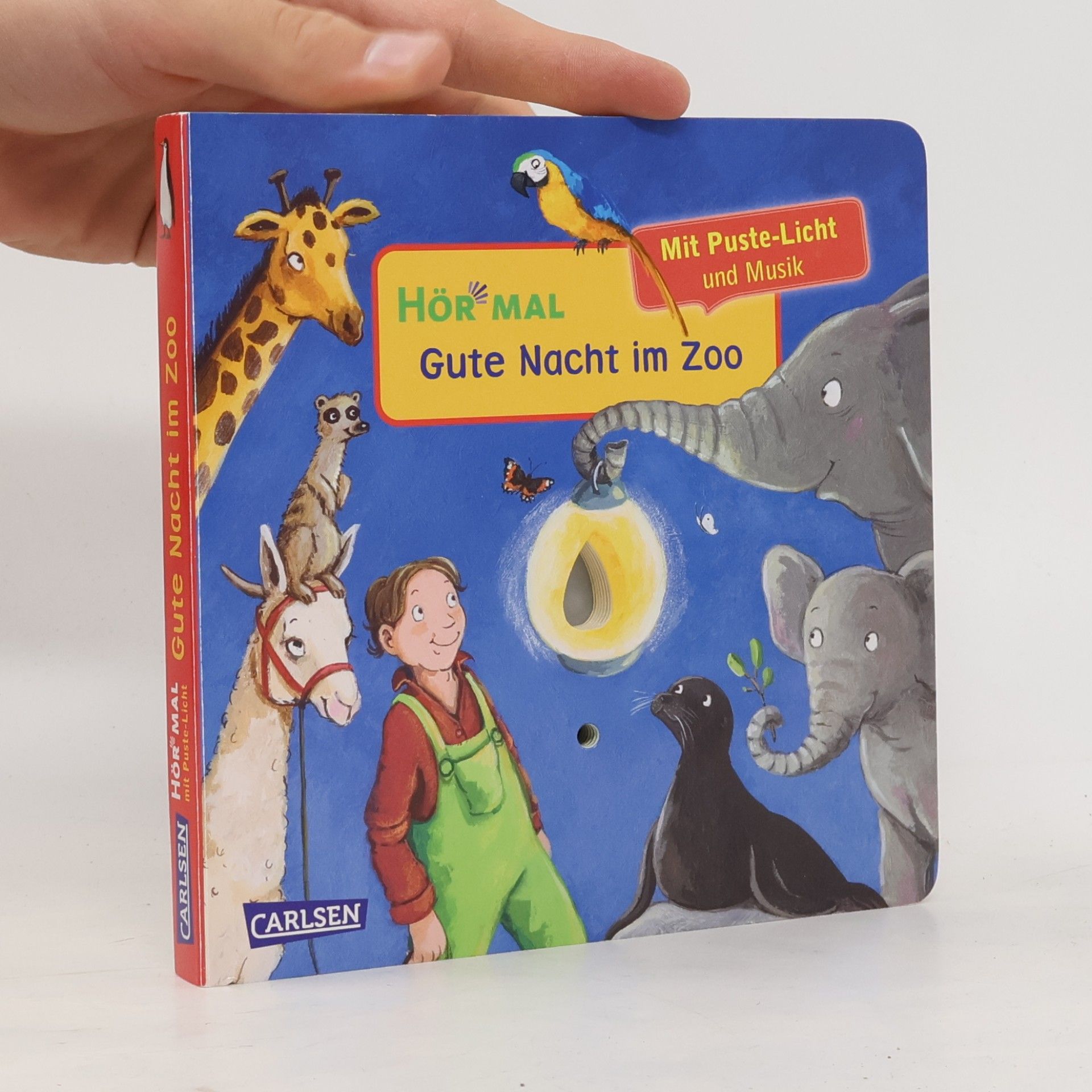 Hör mal (Soundbuch): Mach mit - Pust aus: Gute Nacht im Zoo