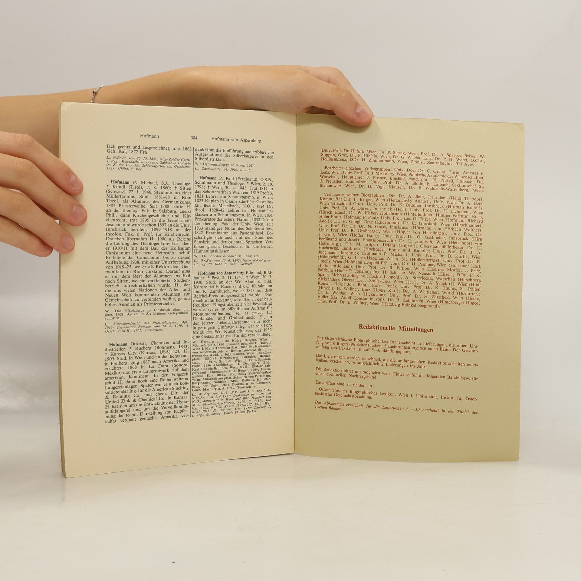 kolektiv Österreichisches Biographisches Lexikon 1815-1950