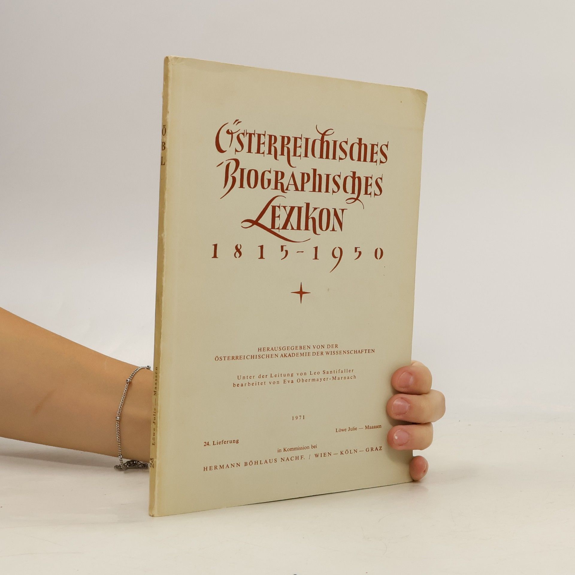 Autorenkollektiv Österreichisches Biographisches Lexikon 1815-1950
