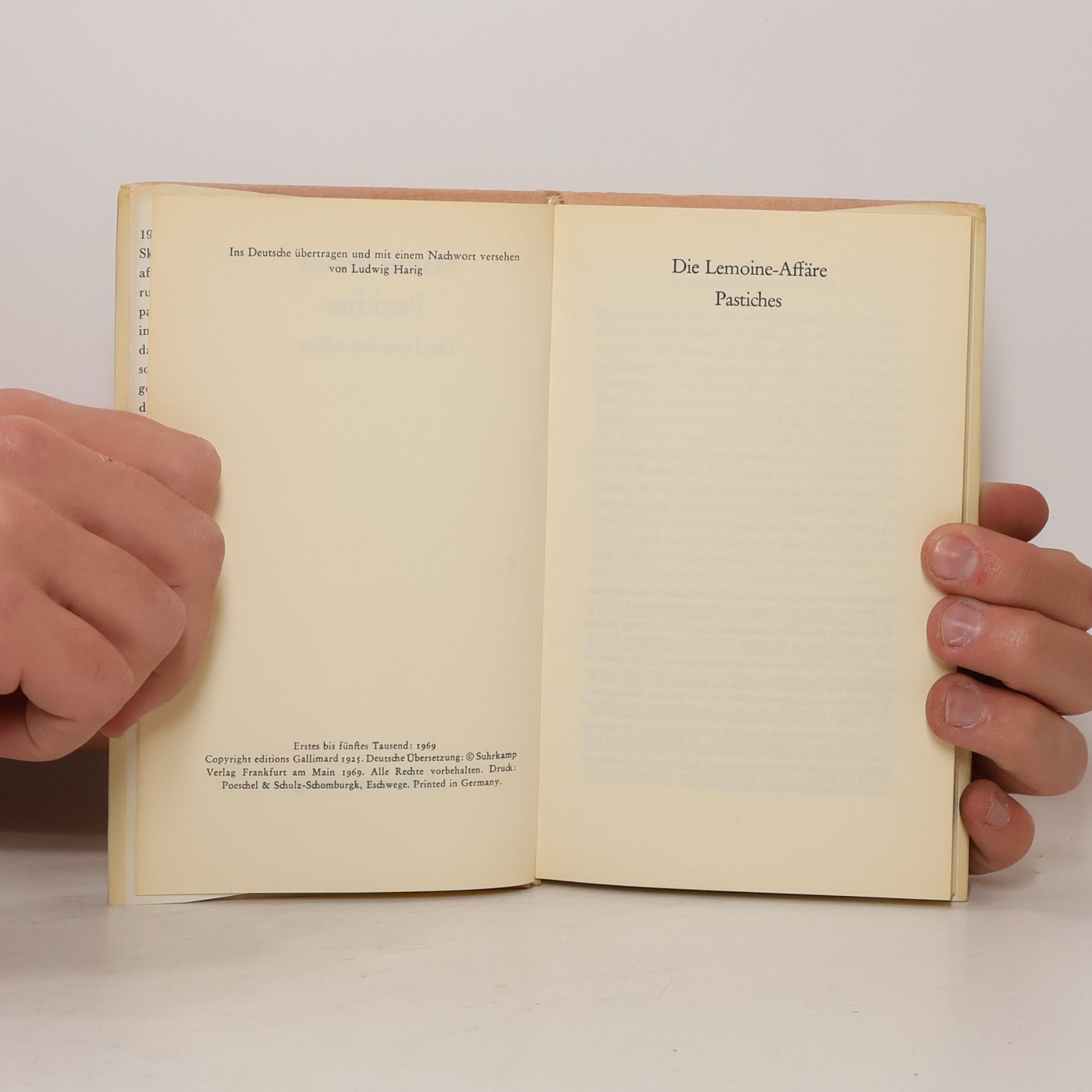 Ludwig Harig Pastiches