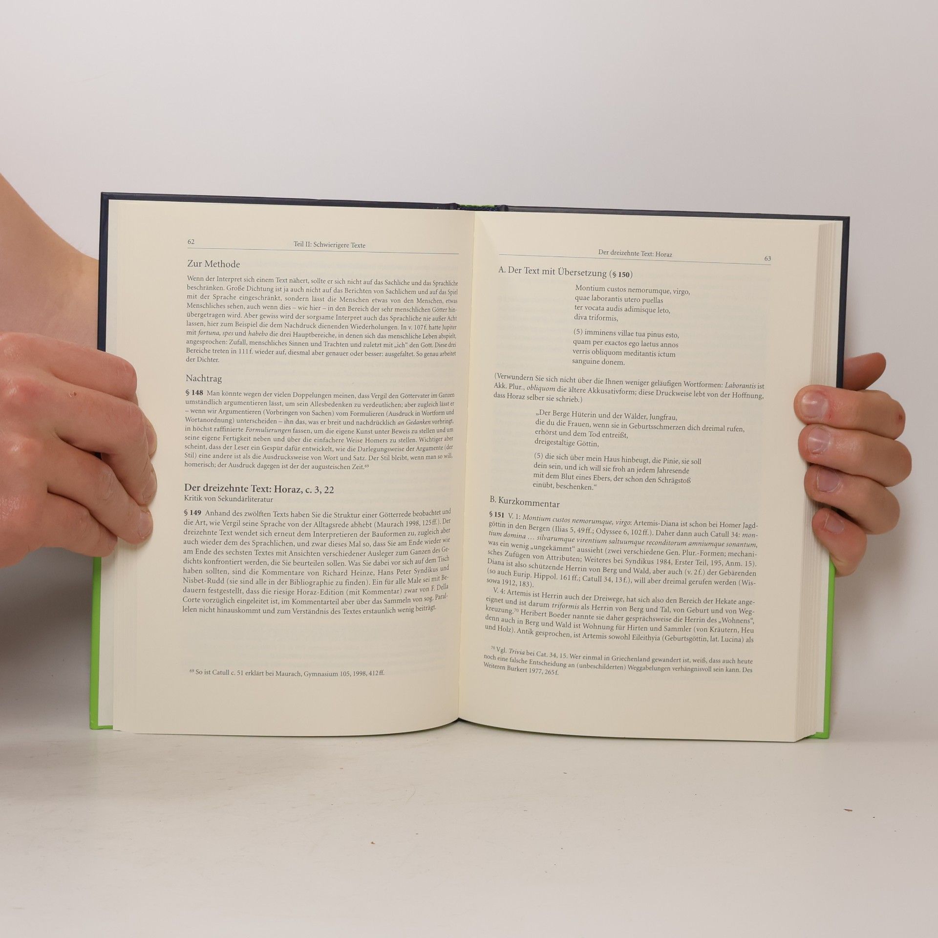 Gregor Maurach Interpretation lateinischer Texte