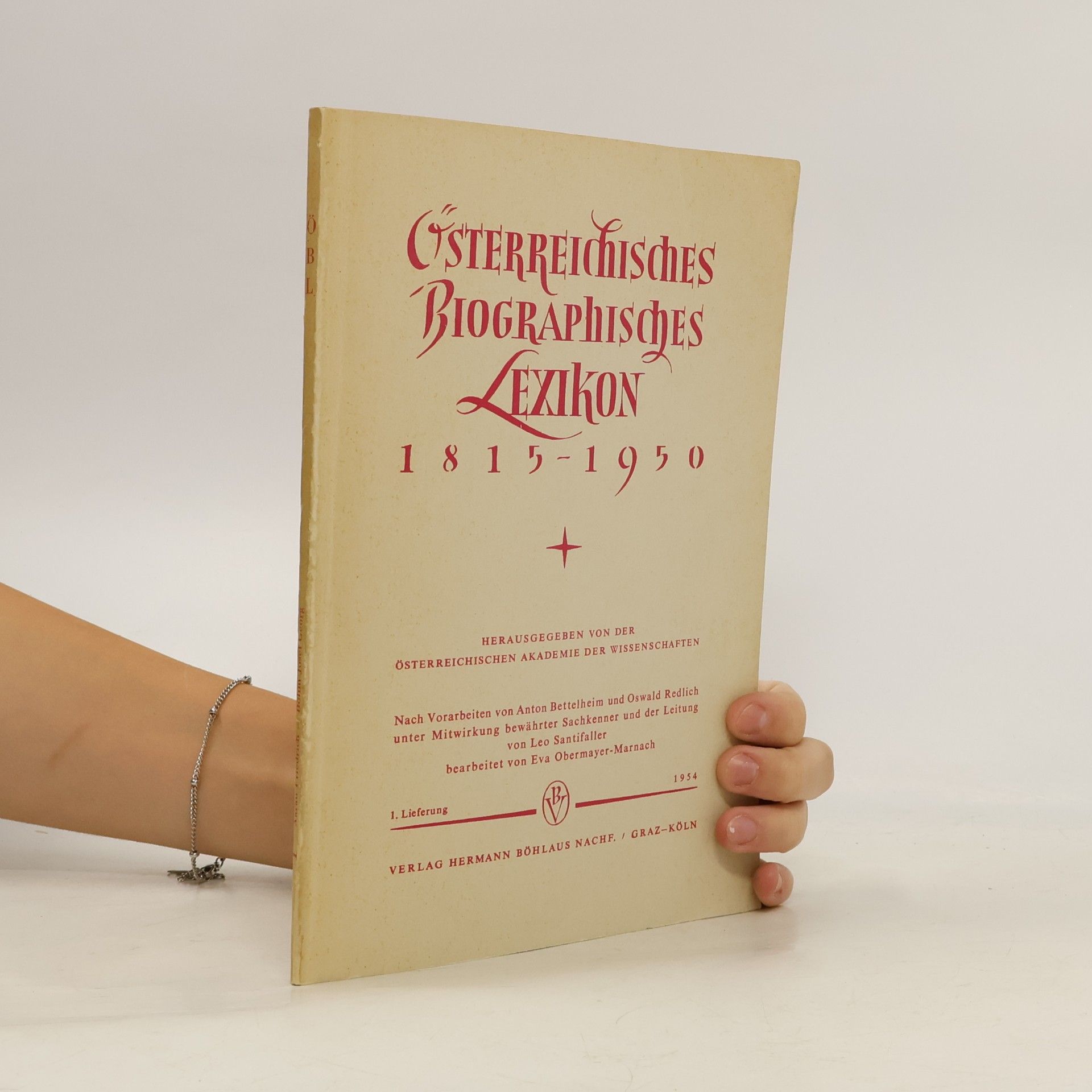 Autorenkollektiv Österreichisches Biographisches Lexikon 1.