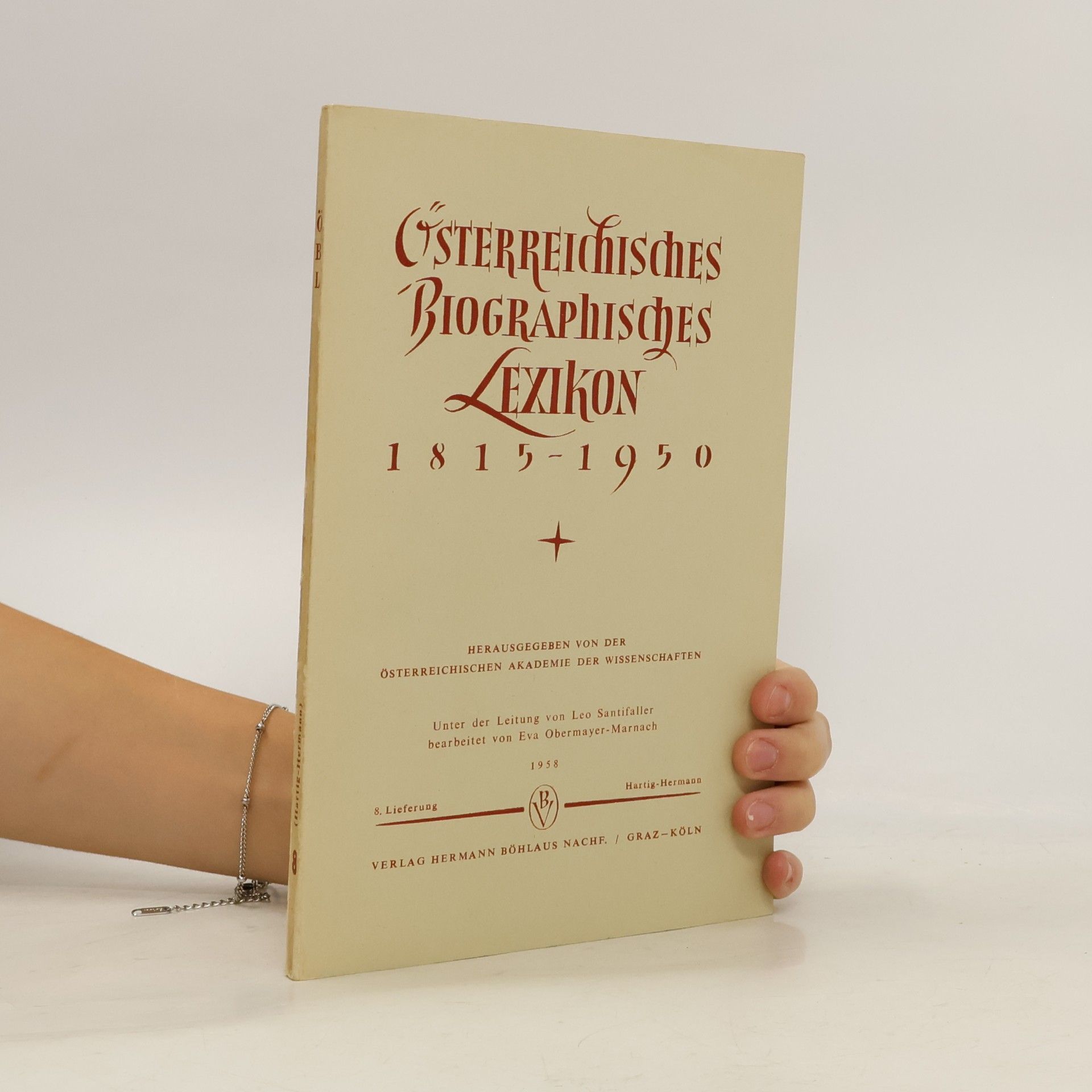 Leo Santifaller Österreichisches Biographisches Lexikon 8