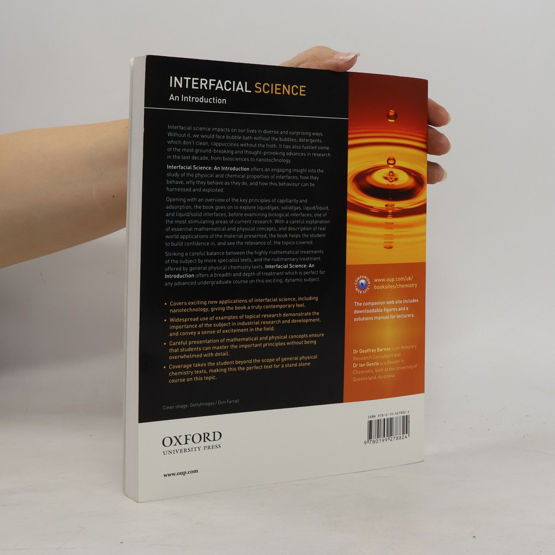 Geoffrey Barnes Interfacial Science