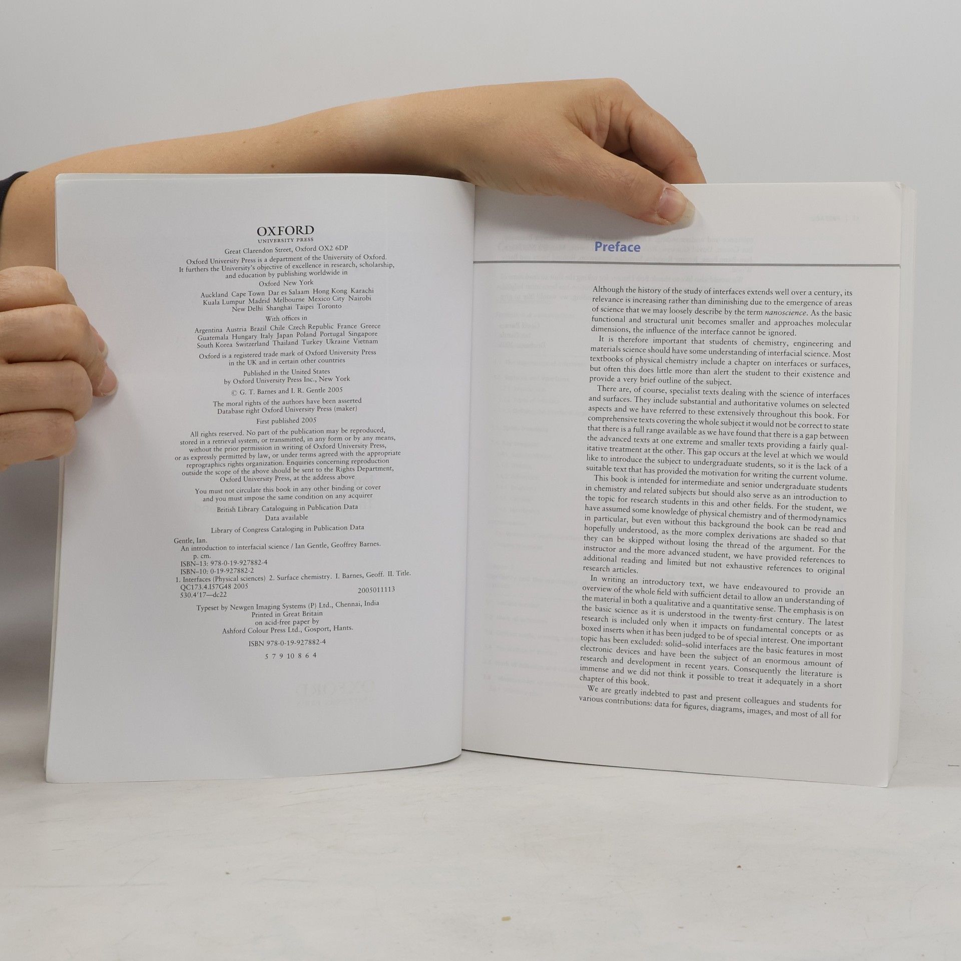 Geoffrey Barnes Interfacial Science