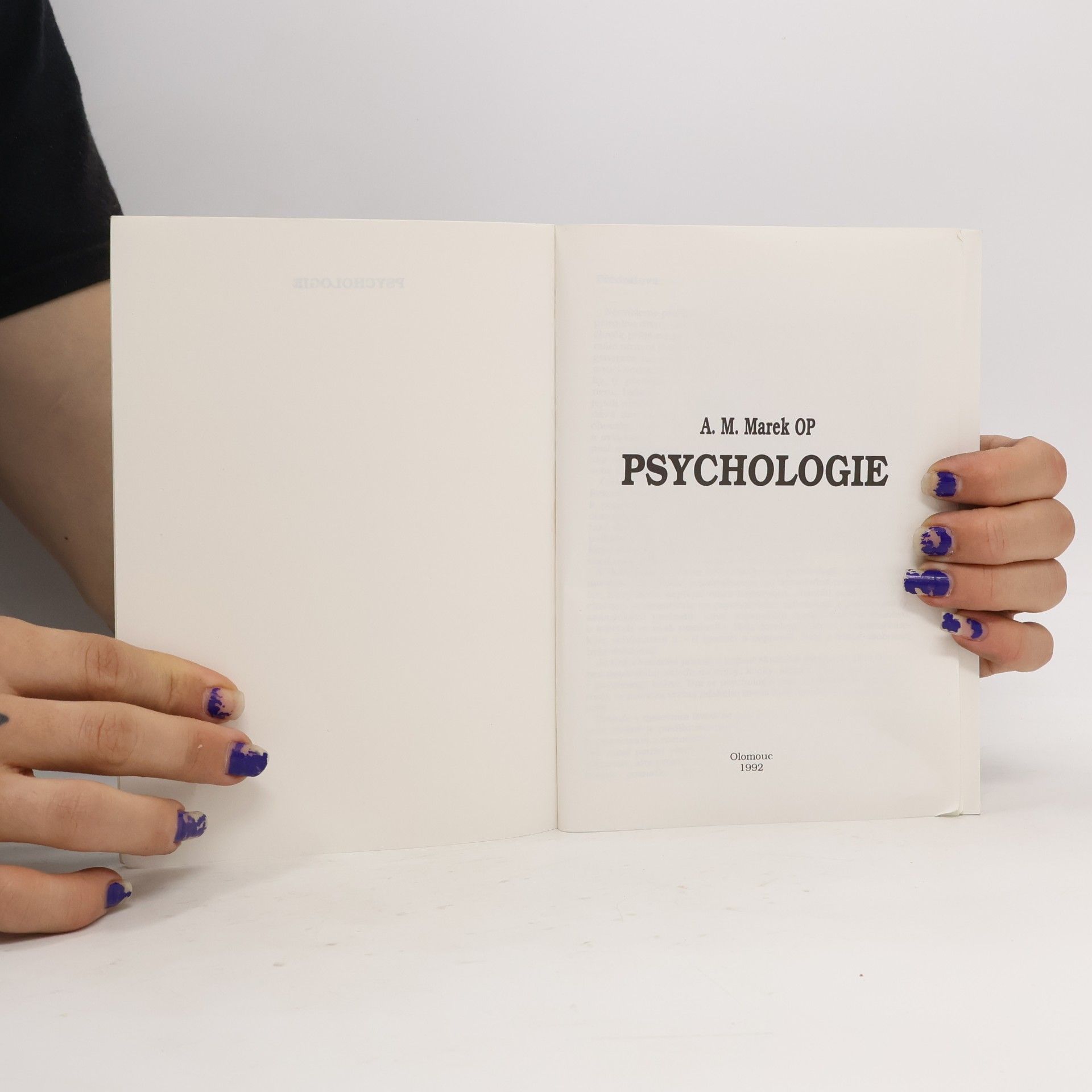A. M. Marek Psychologie. Poznej sám sebe