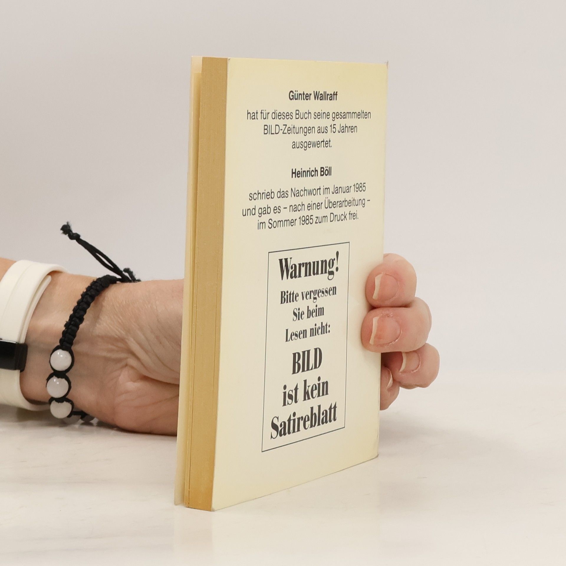 Günther Wallraff Günter Wallraffs BILDerbuch