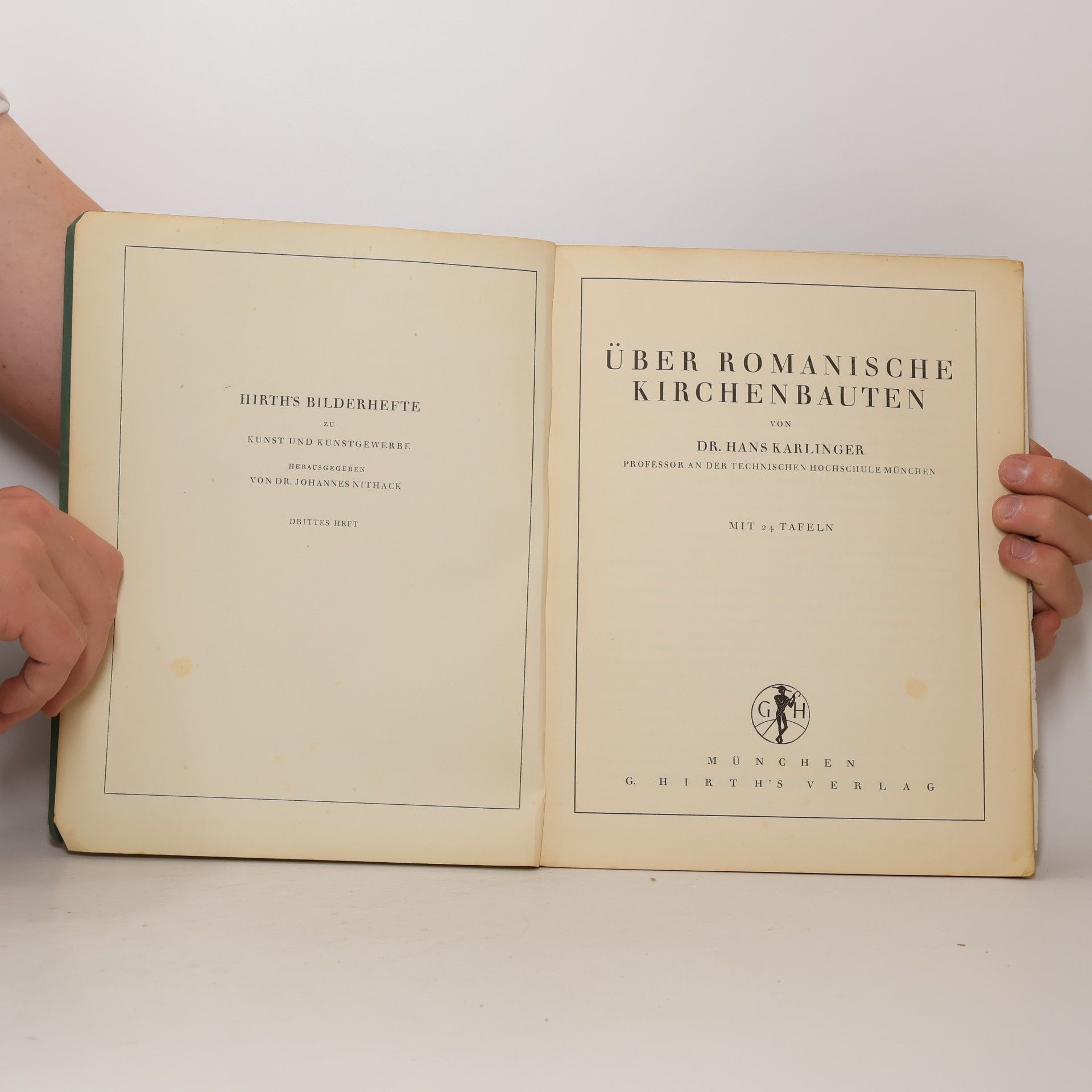 Dr. Johannes Nithack ÜBER ROMANISCHE KIRCHENBAUTEN