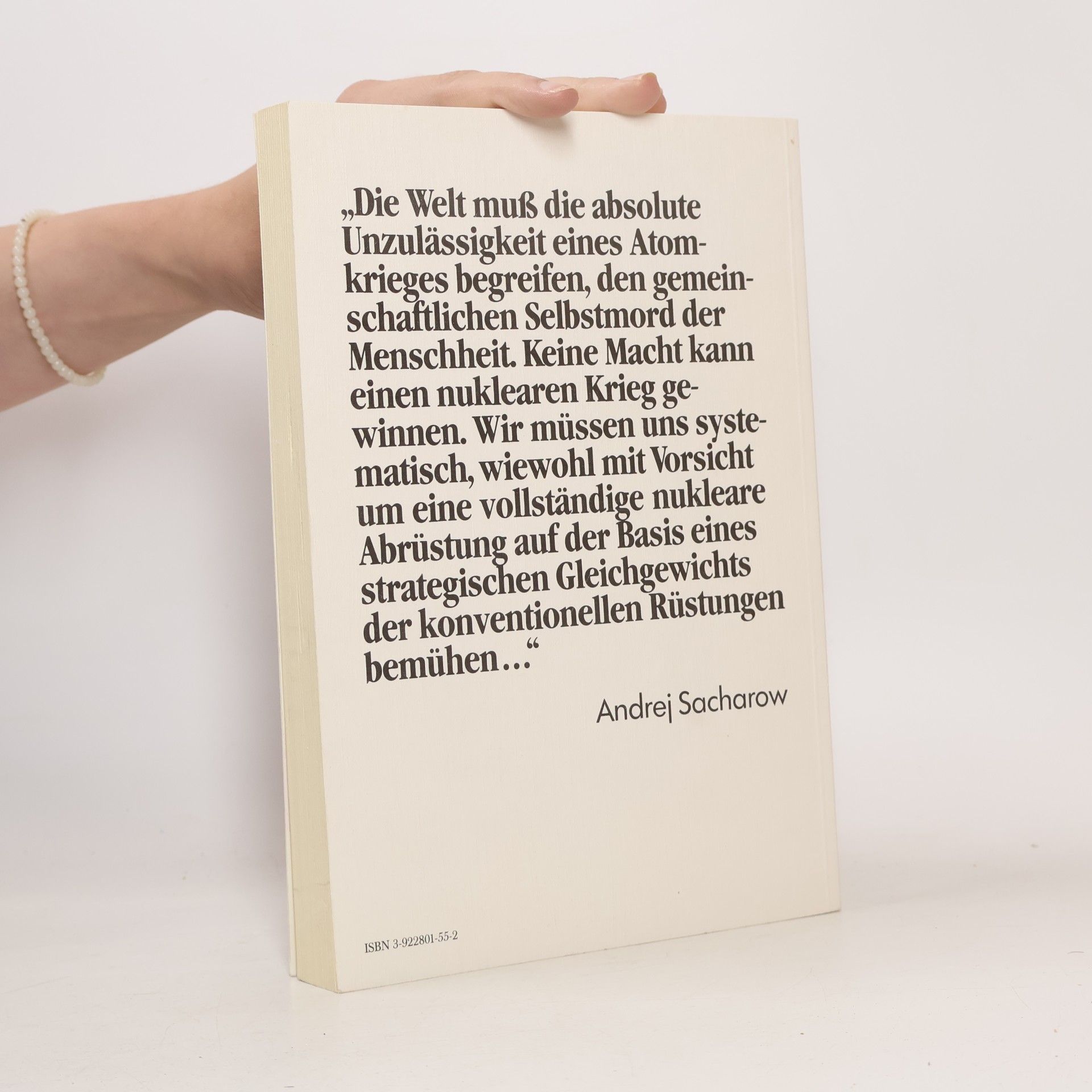 Andrej Sacharow Den Frieden retten!