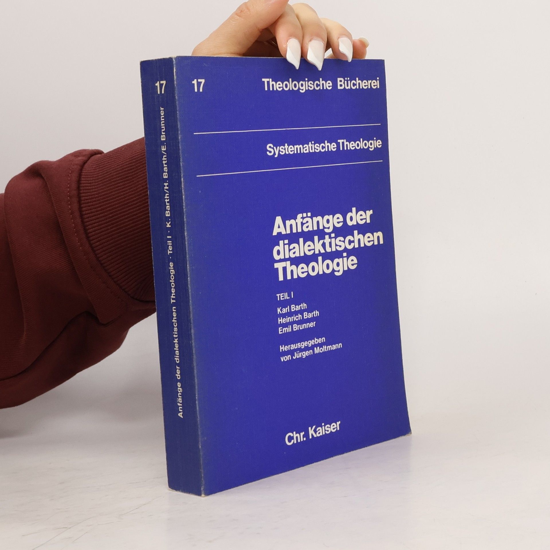 Jürgen Moltmann Anfänge der dialektischen Theologie I.