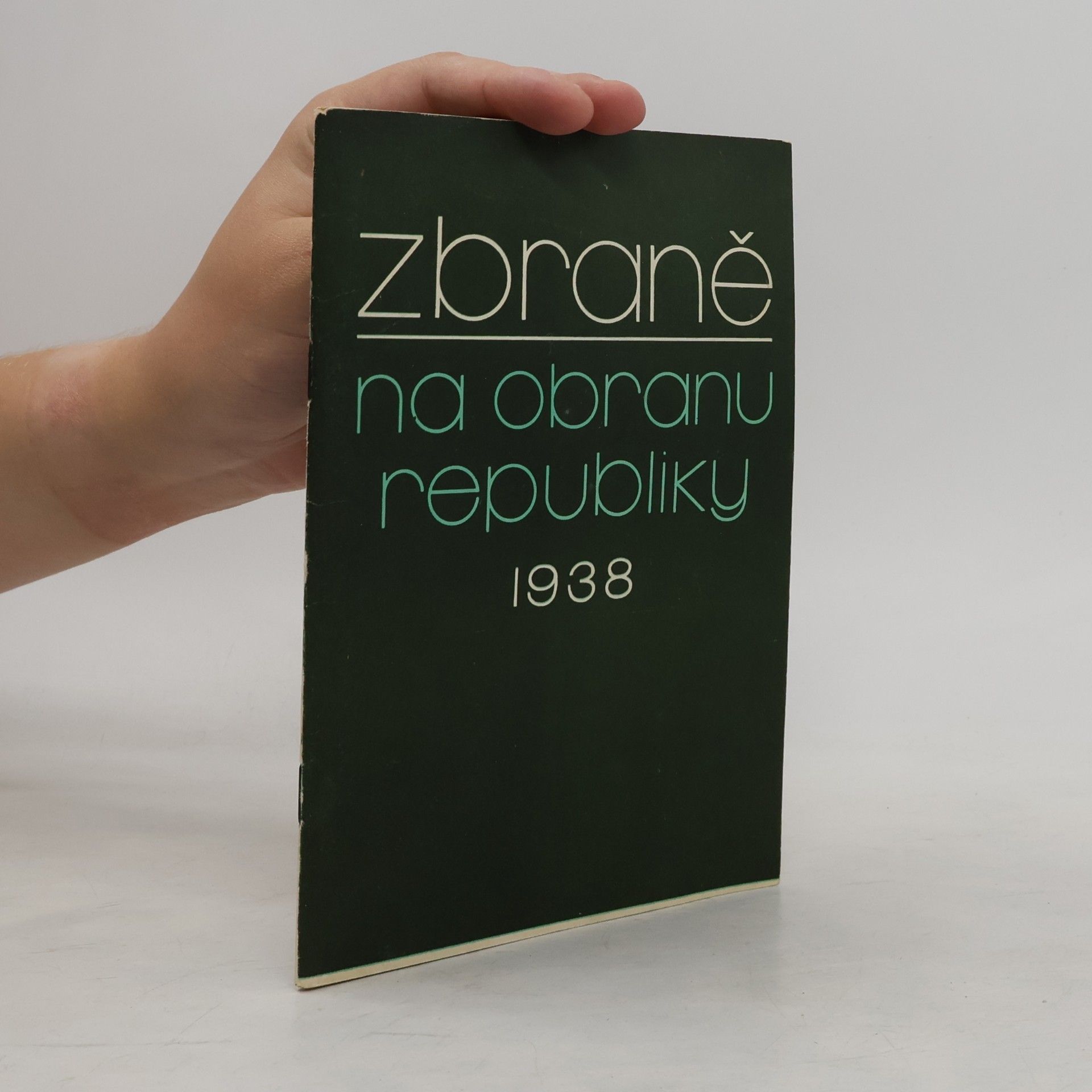 Zbraně na obranu republiky 1938