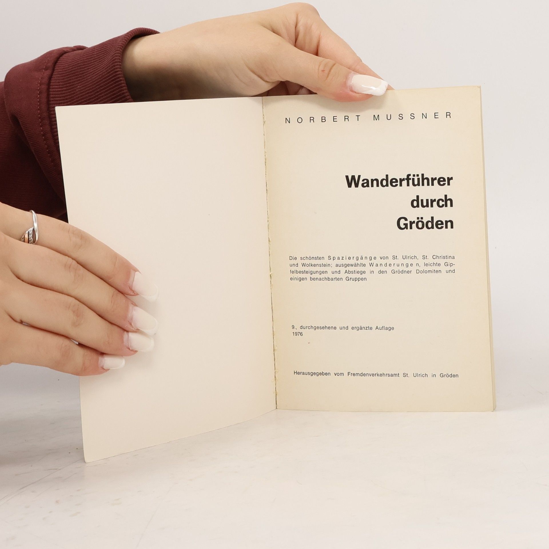 Norbert Mussner Wanderführer durch Gröden