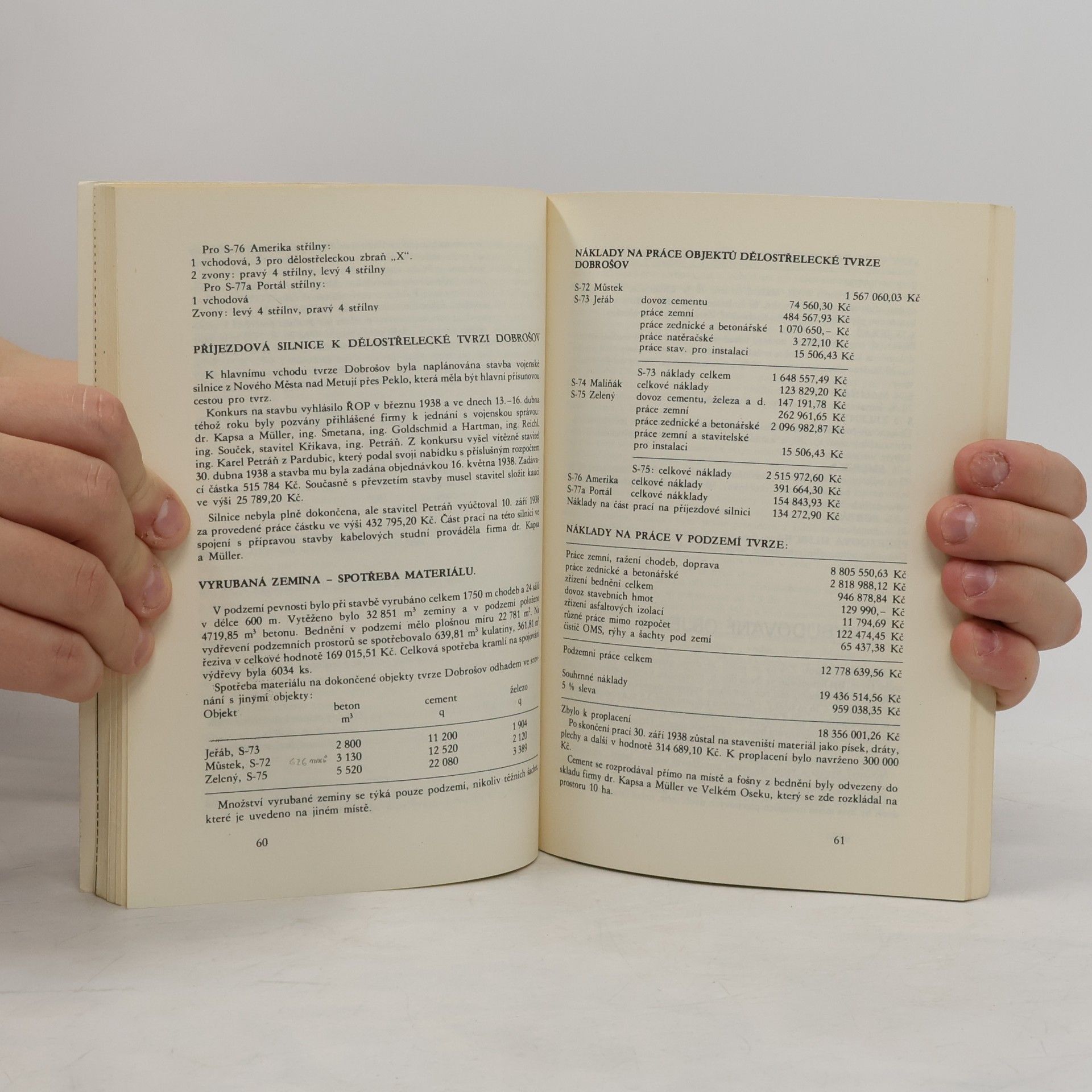 Ota Holub Opevnění 1935-1938. Náchodsko