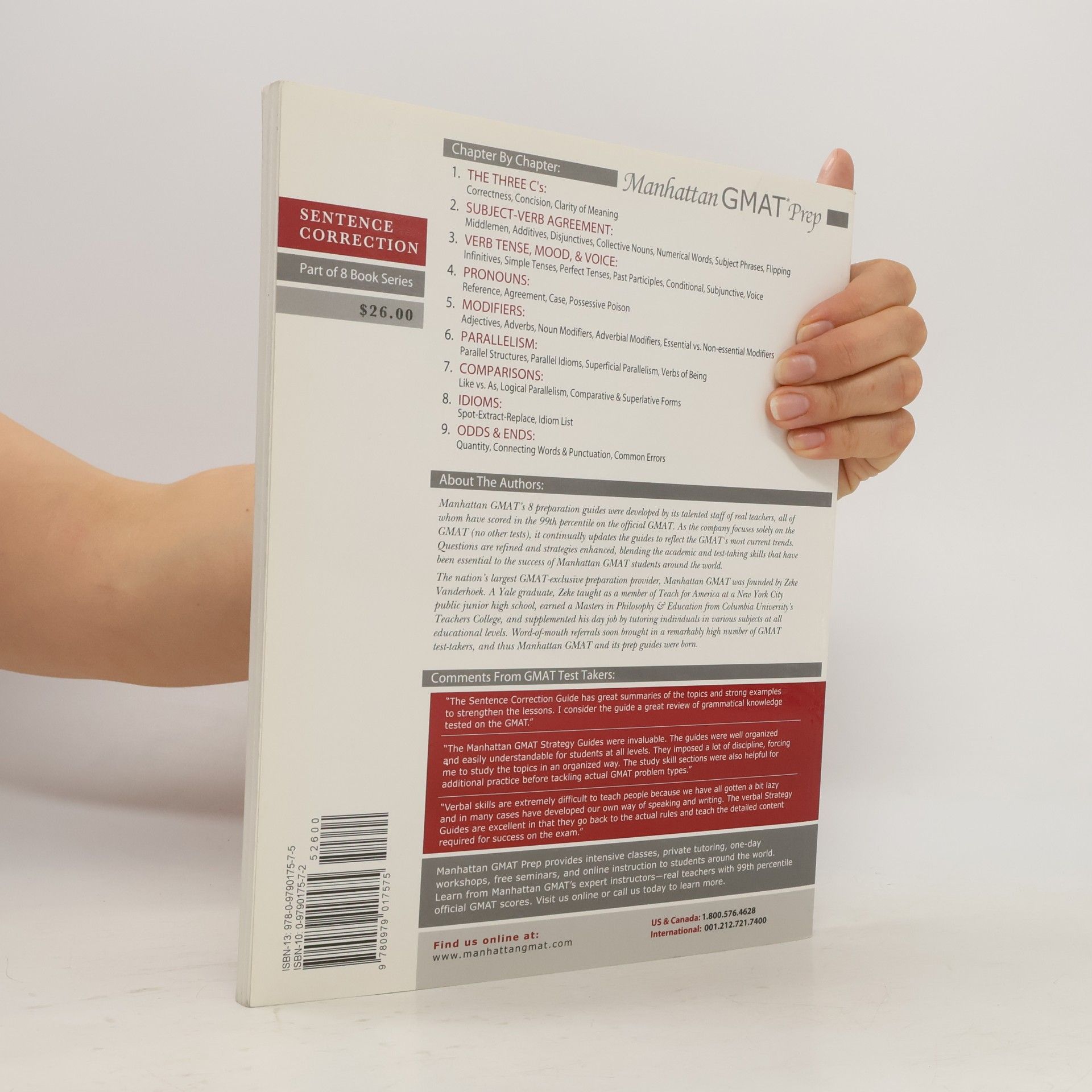 Kolektiv autorů Manhattan GMAT Prep. Sentence Correction