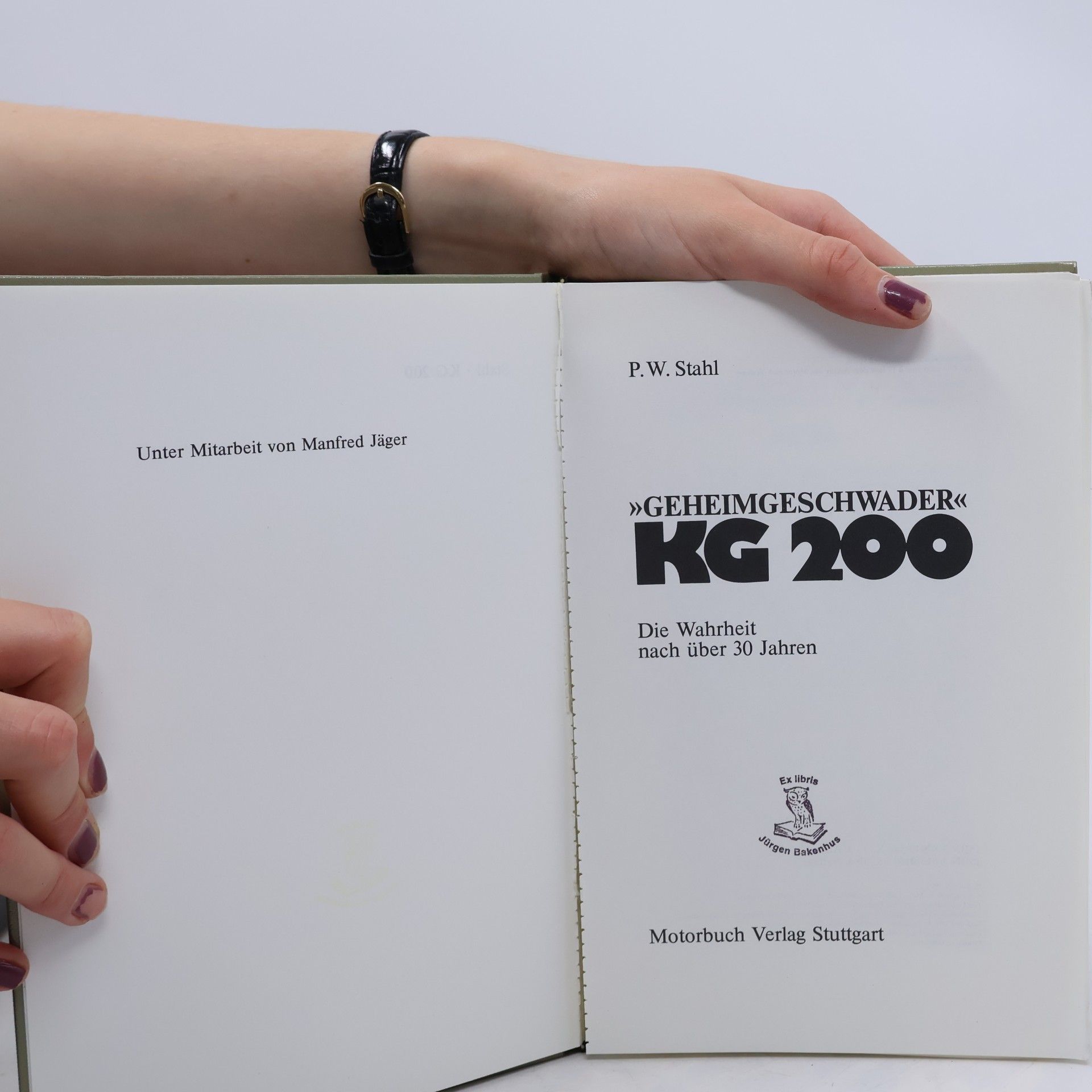 Peter Wilhelm Stahl Geheimgeschwader KG 200