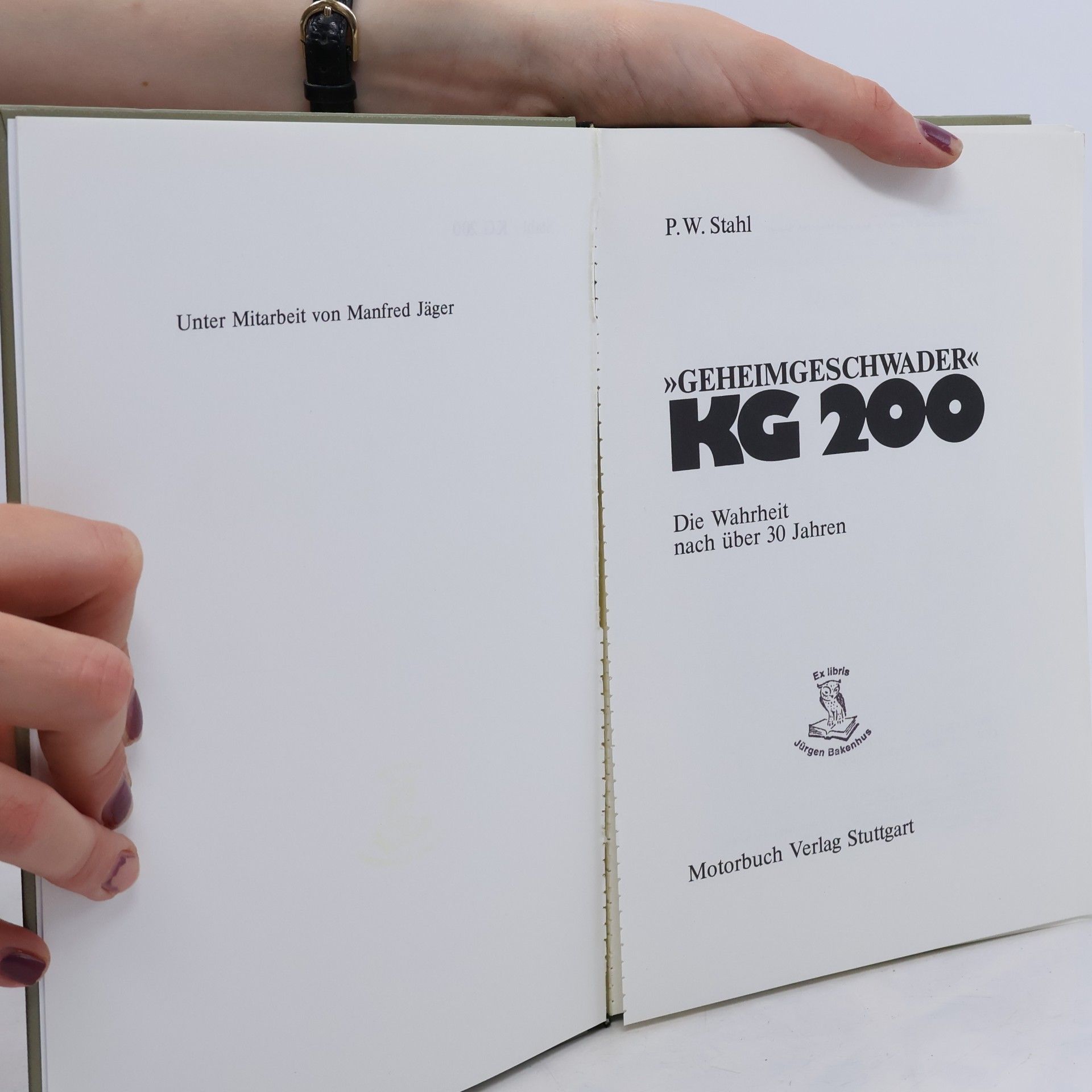 Peter Wilhelm Stahl Geheimgeschwader KG 200