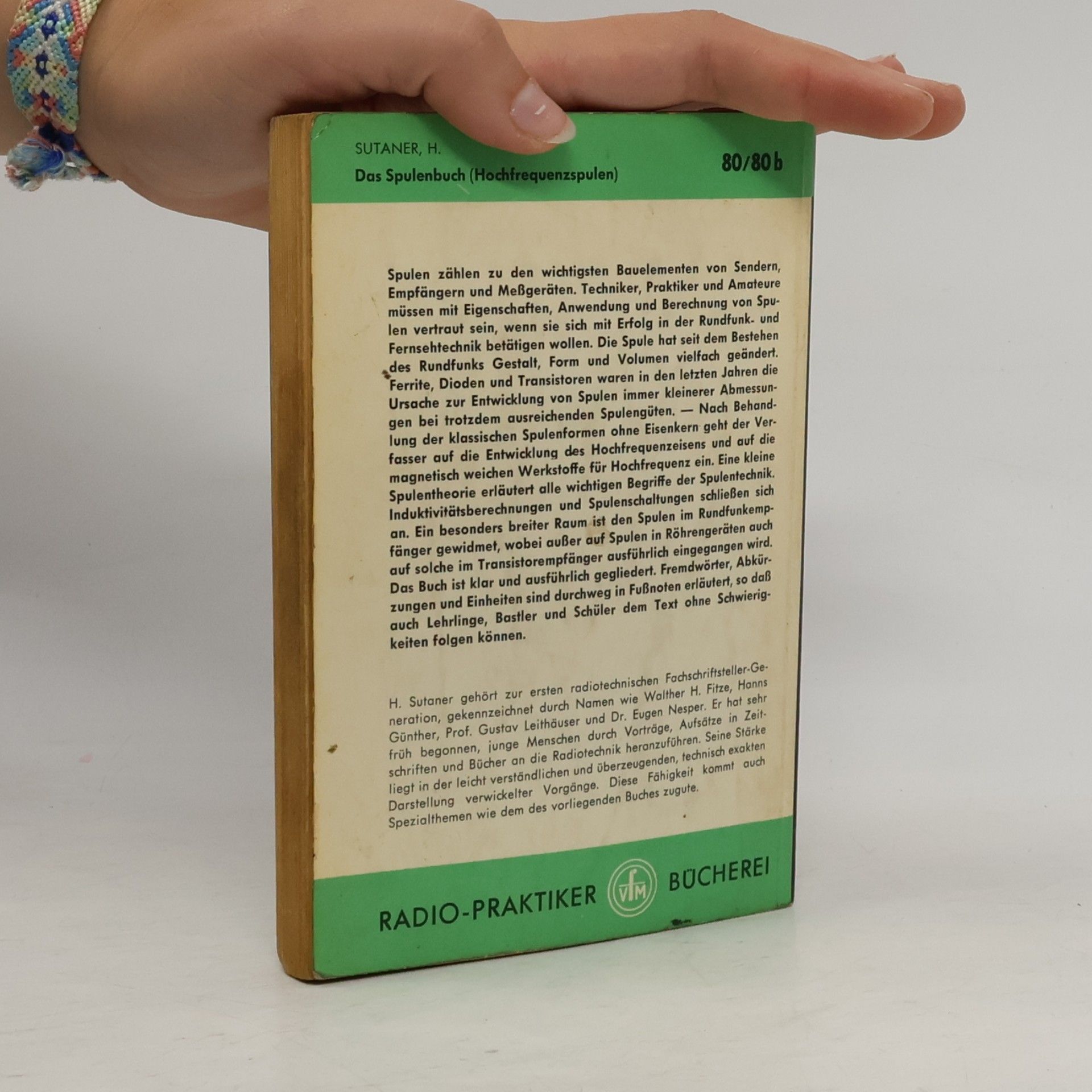 Hans Sutaner Das Spulenbuch