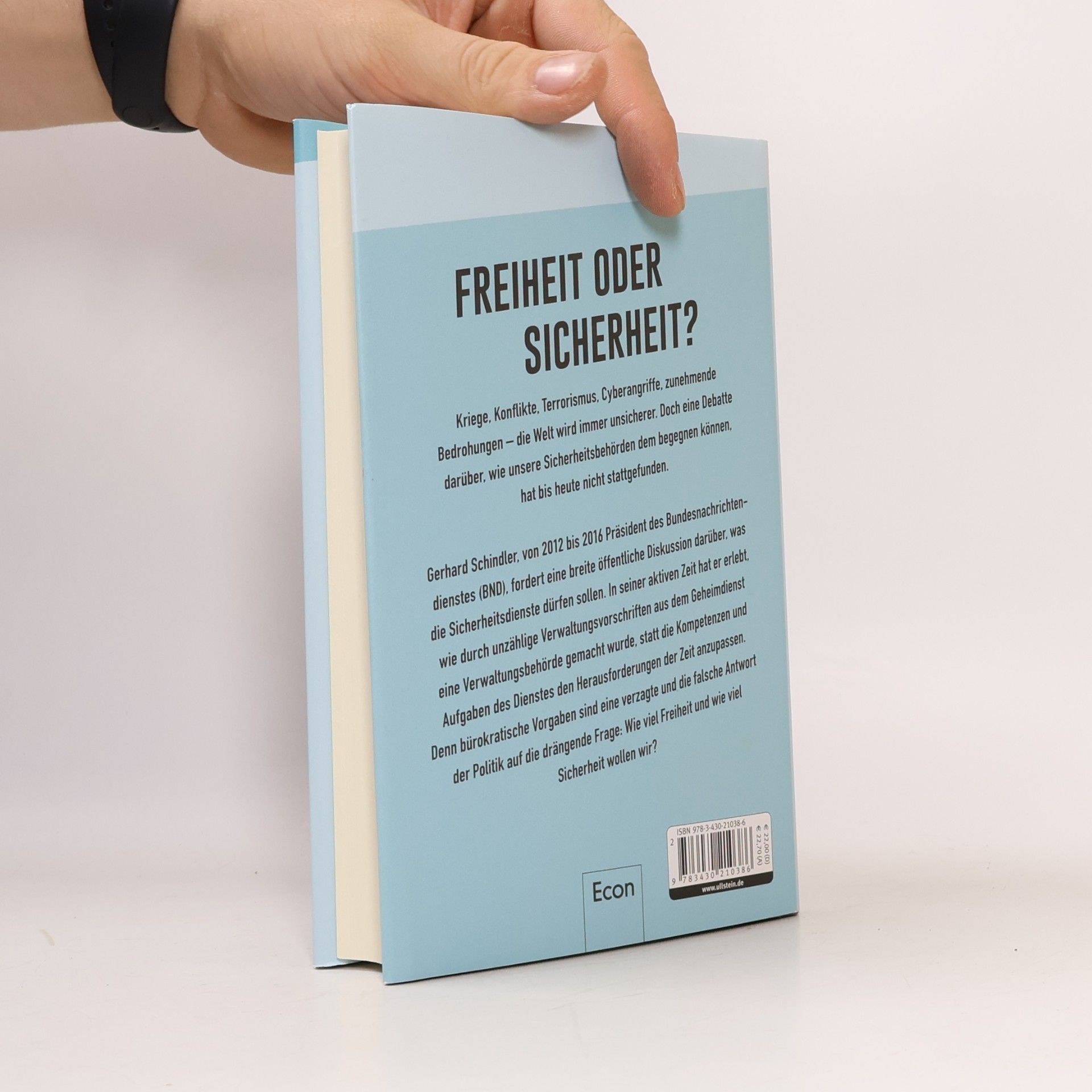 Dietrich Gerhard Schindler Wer hat Angst vorm BND?