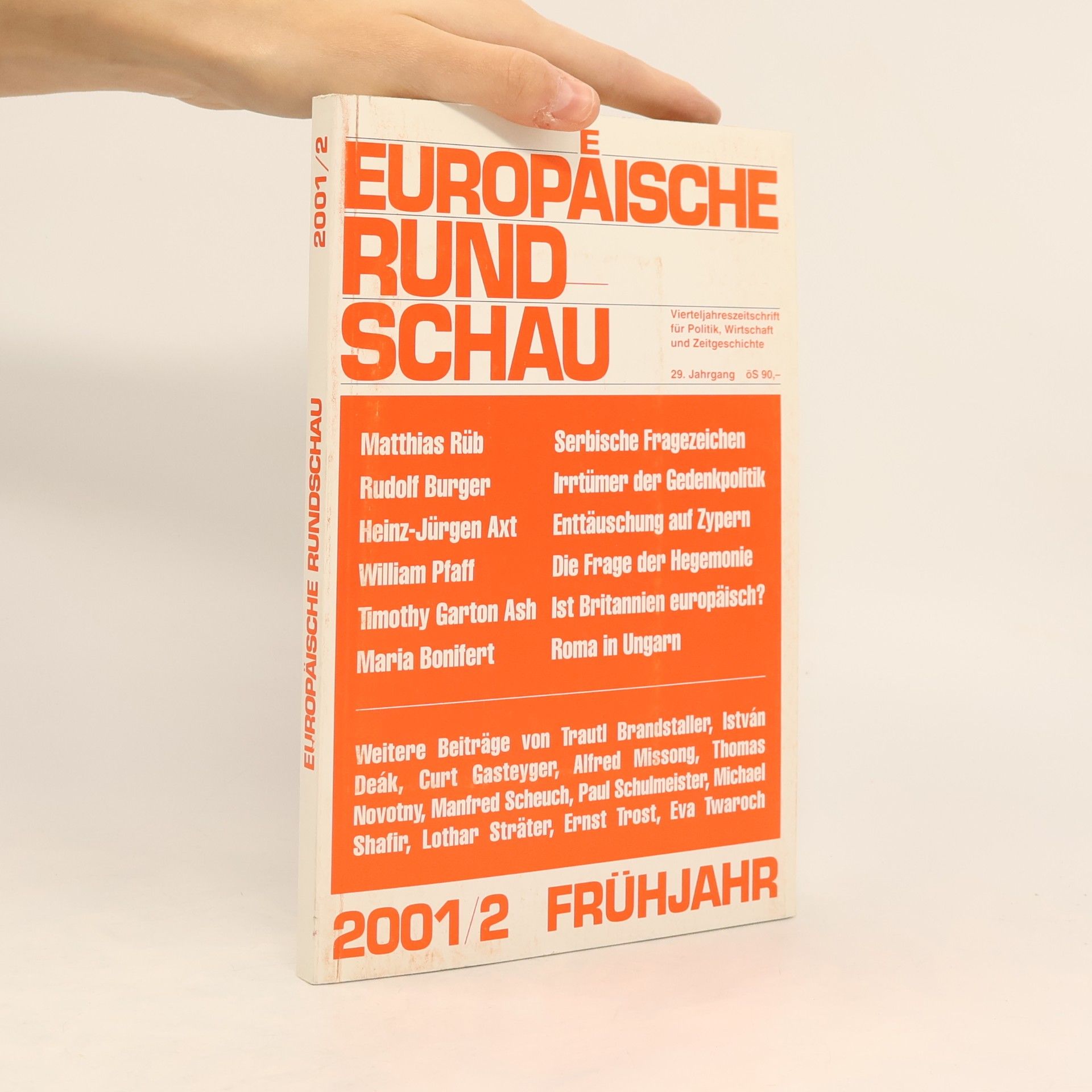 kolektiv Europäische Rundschau 2001/2