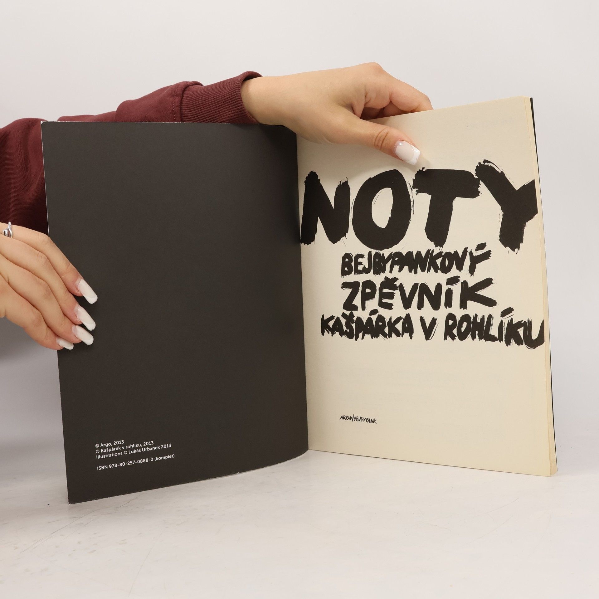 Kolektív autorov Noty. Bejbypankový zpěvník Kašpárka v rohlíku