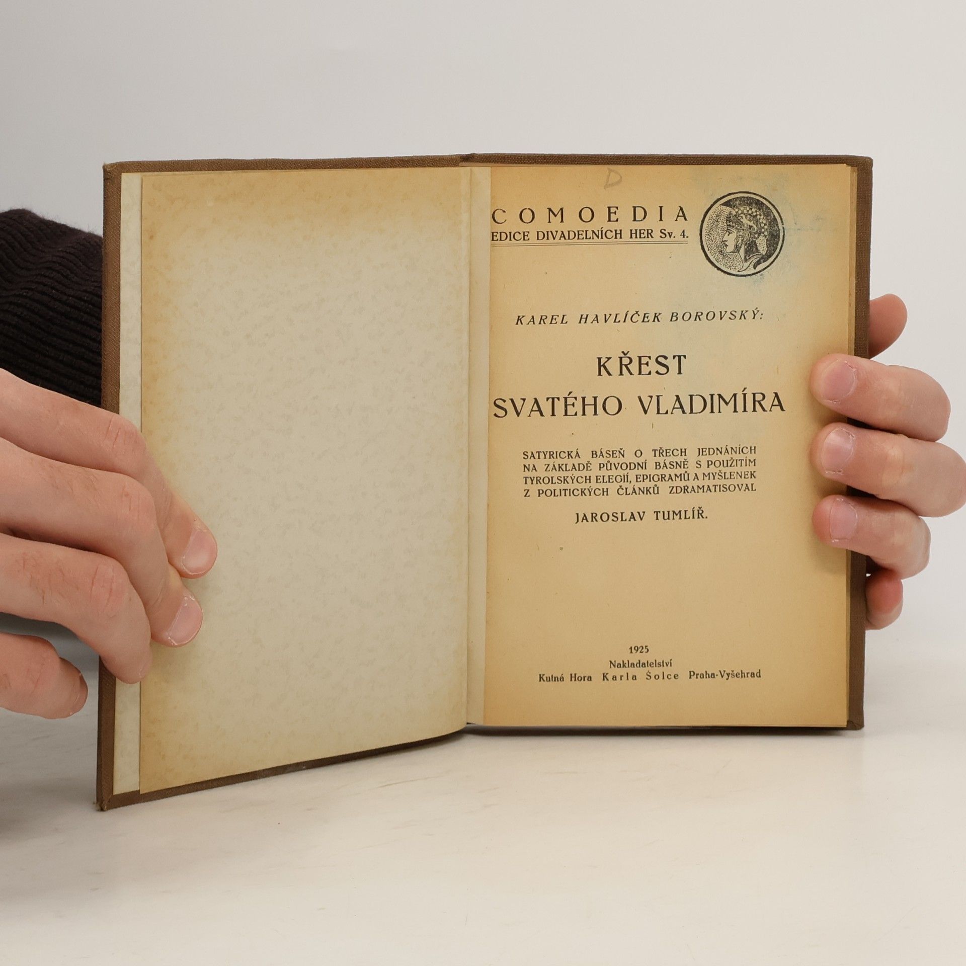 Karel Havlíček Borovský Krst sv. Vladimira