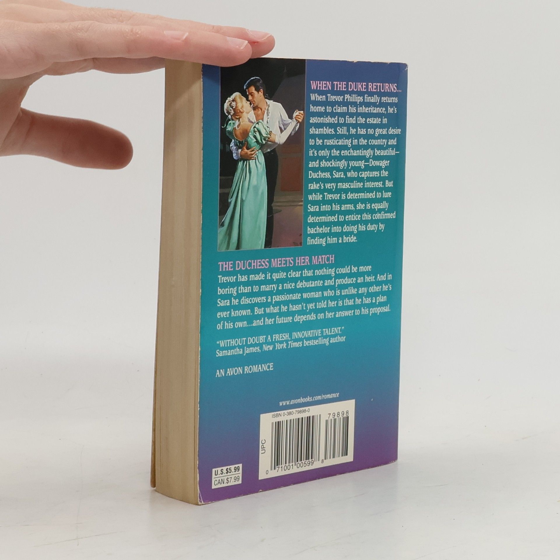 Malia Martin Avon Historical Romance: The Duke's Return