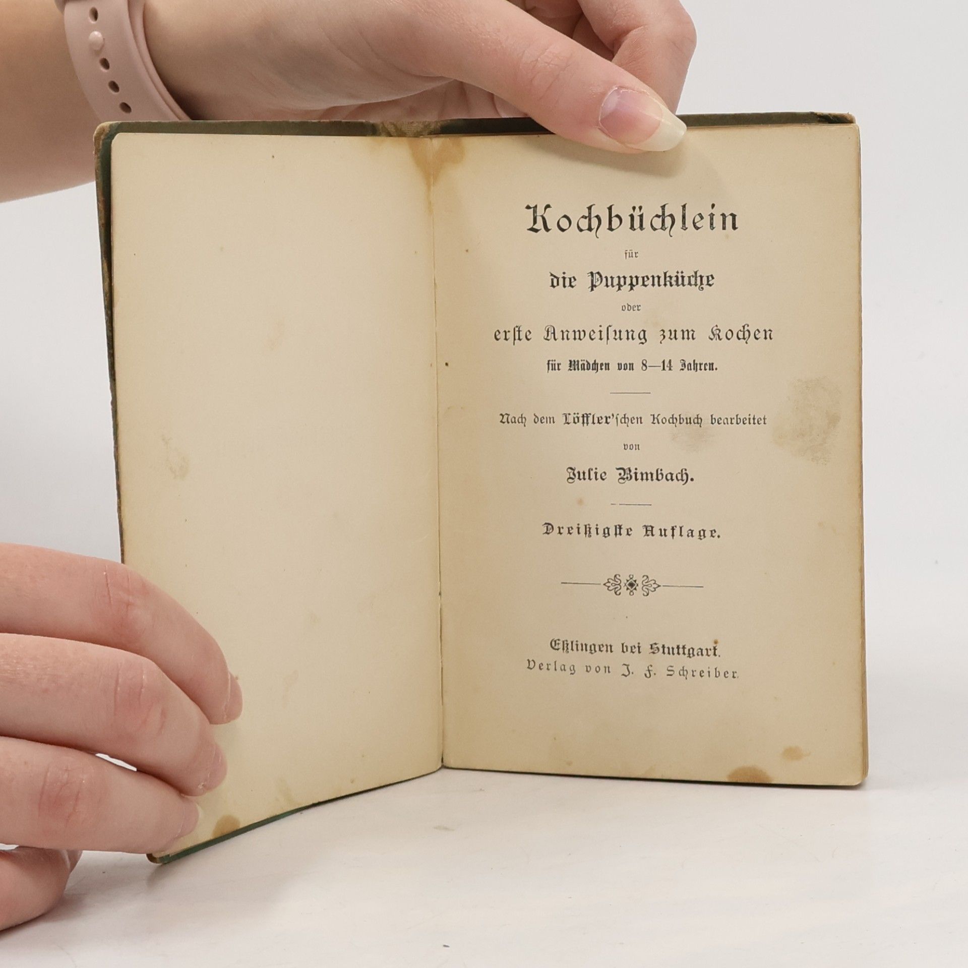 Julie Bimbach Kochbüchlein