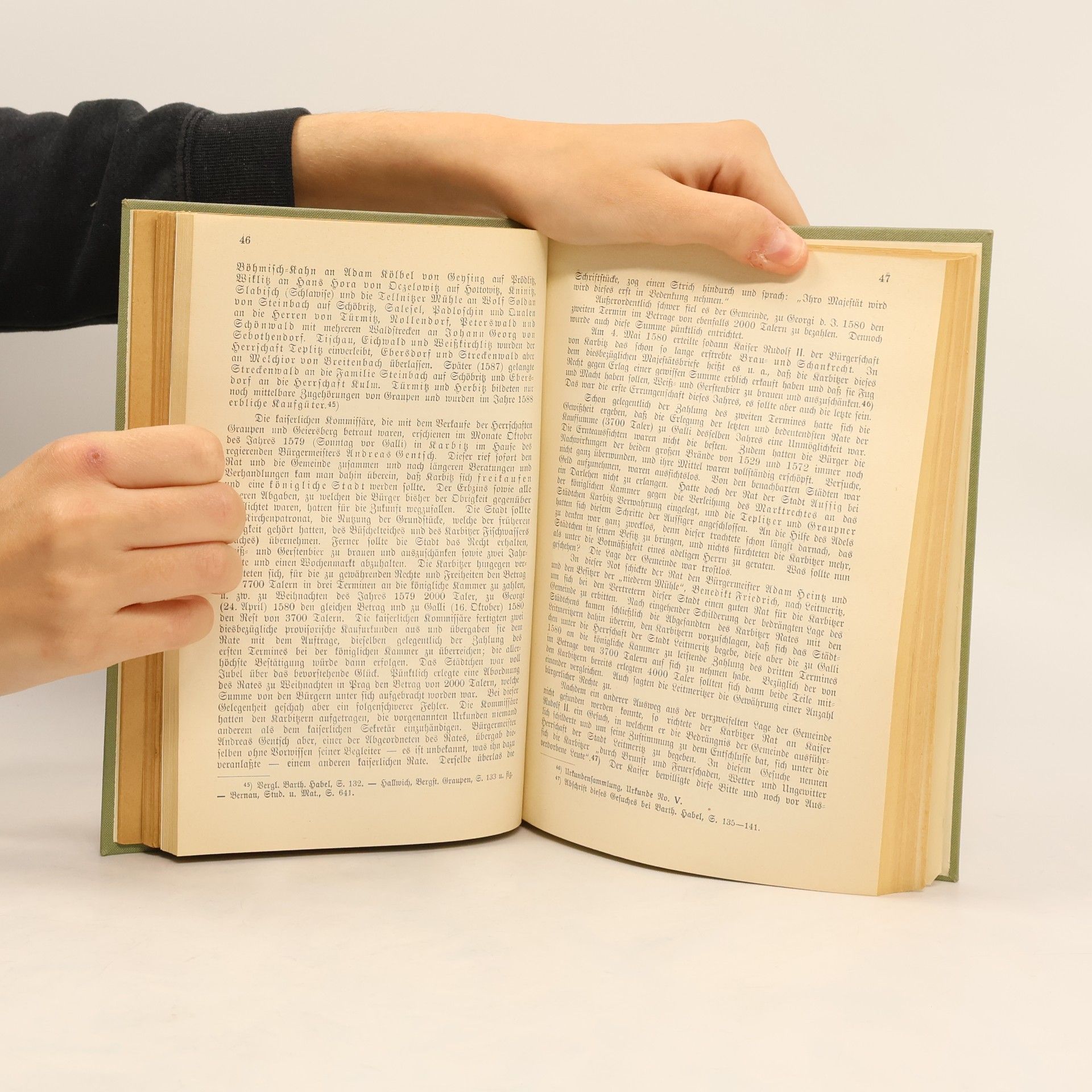 Gustav Mattaush Geschichte der Stadt Karbitz und ihrer Umgebung