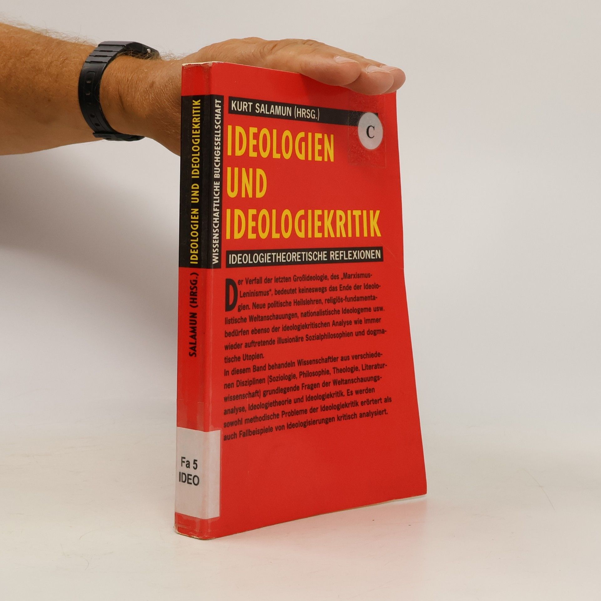 Kurt Salamun Ideologien und Ideologiekritik