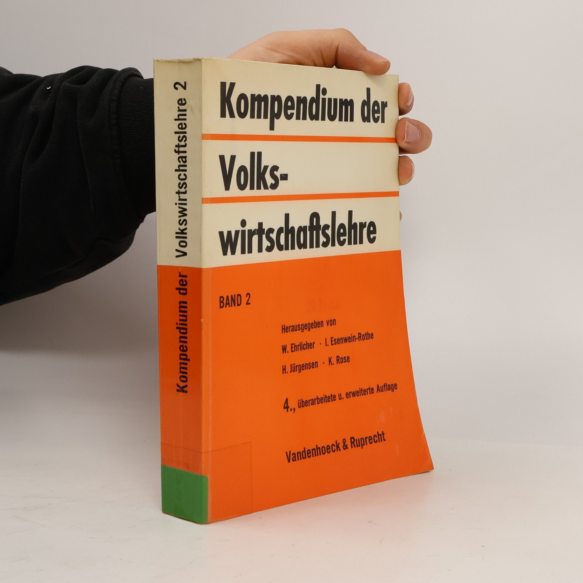 W. Ehrlicher Kompendium der Volkswirtschaftslehre