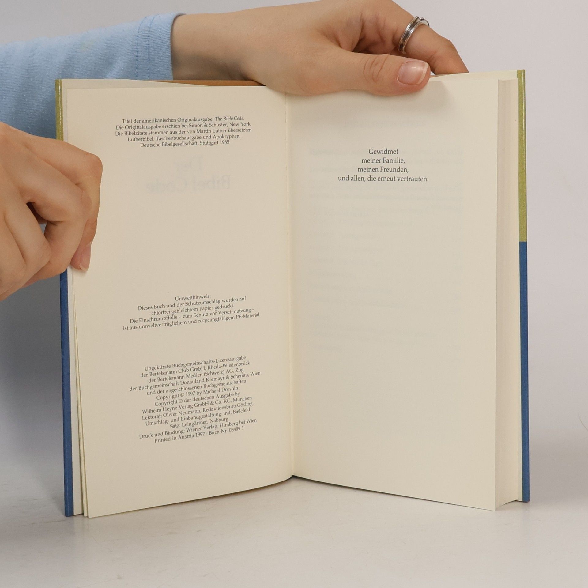 Michael Drosnin Der Bibel Code