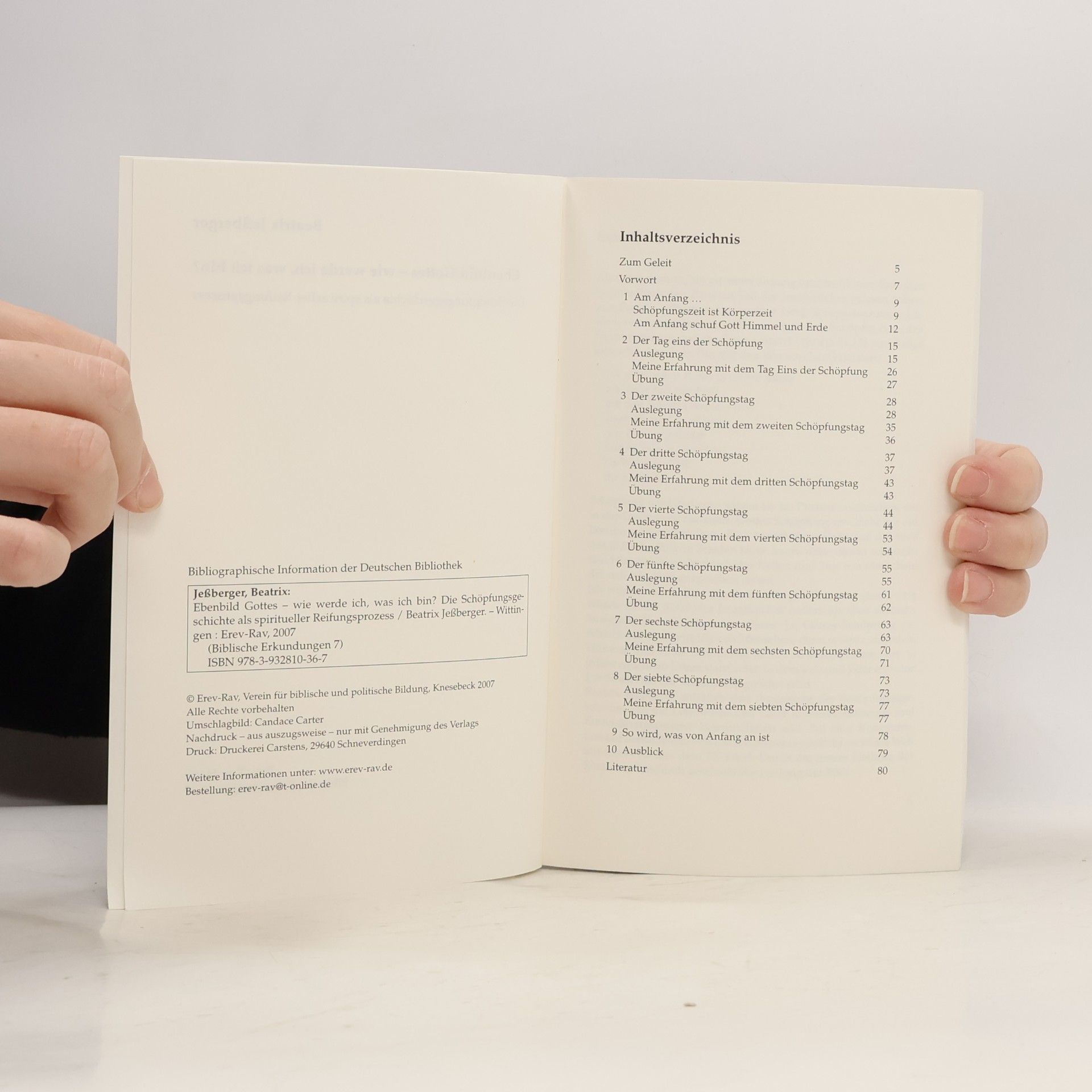 Beatrix Jeßberger Erev-Rav-Hefte: Biblische Erkundungen: Ebenbild Gottes - wie werde ich, was ich bin?
