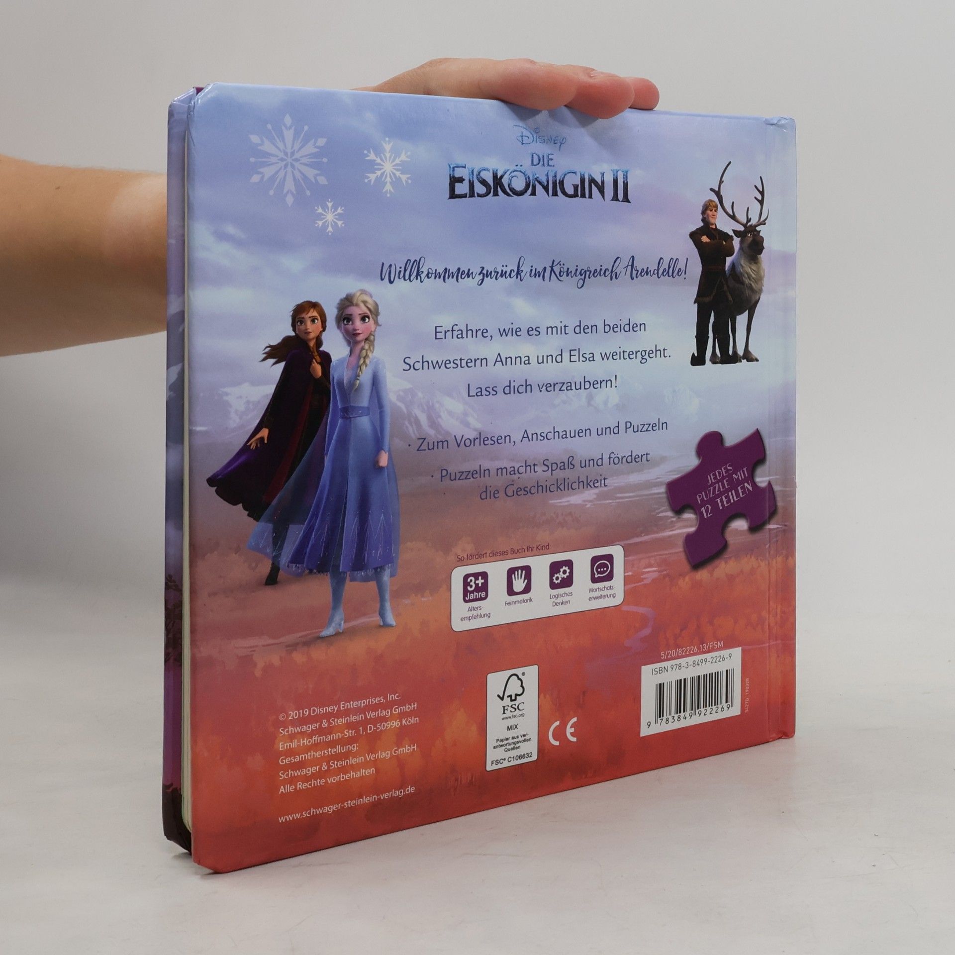 Autorenkollektiv Die Eiskönigin - Puzzlebuch